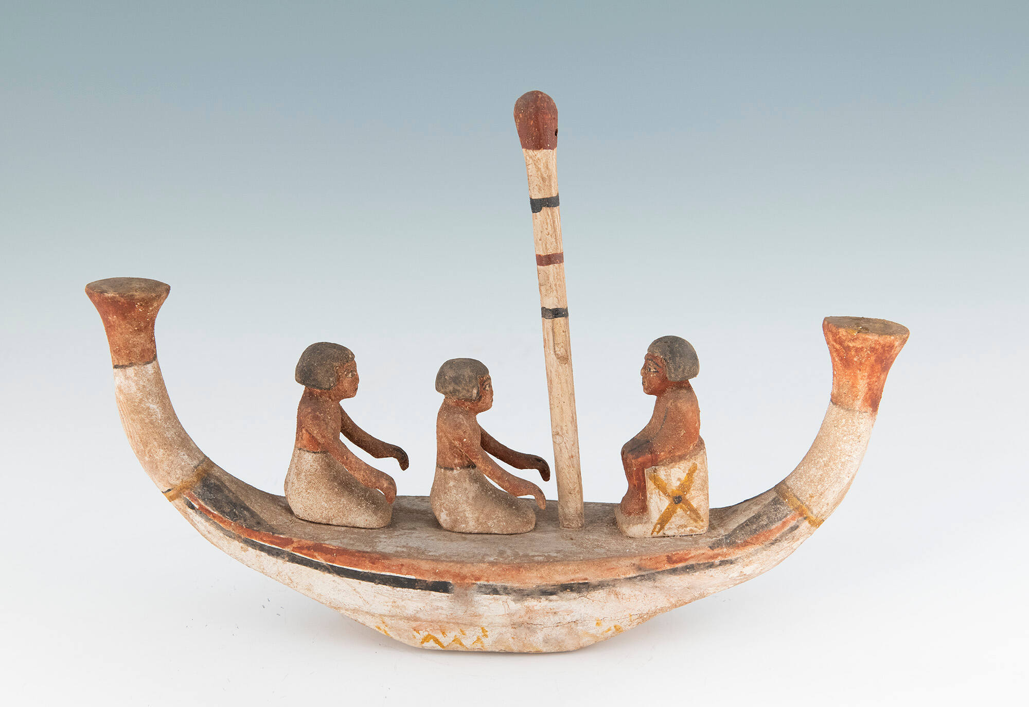 Model Boat with Figures