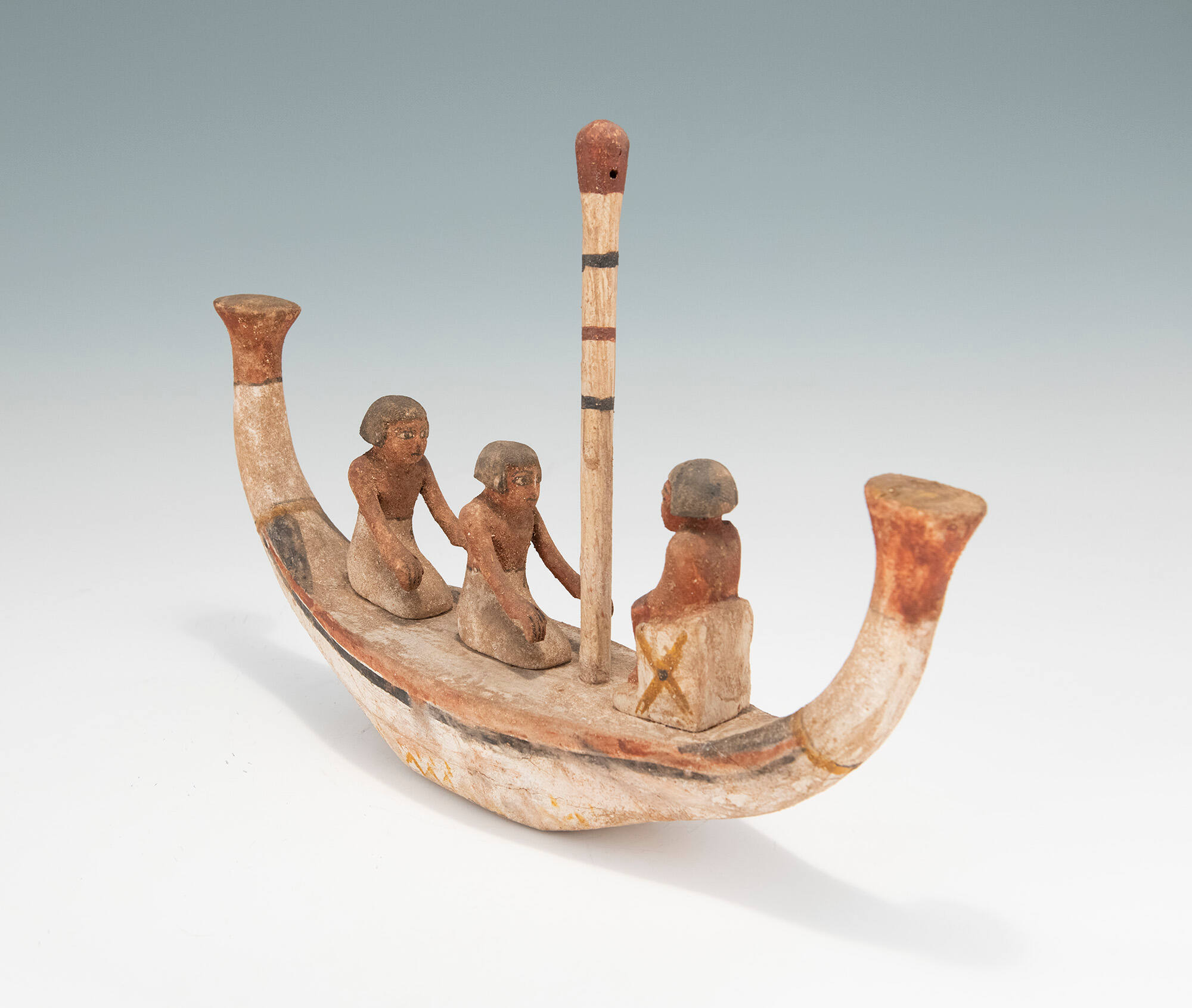 Model Boat with Figures