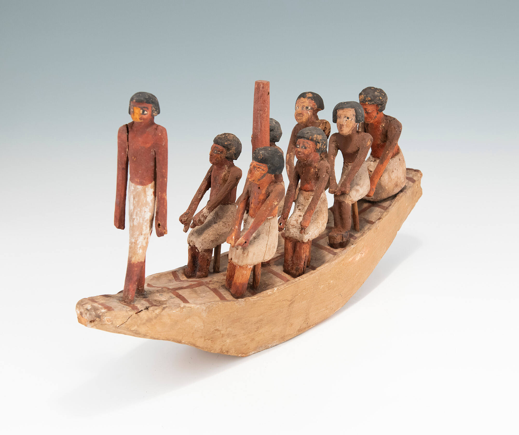 Model Boat with Figures