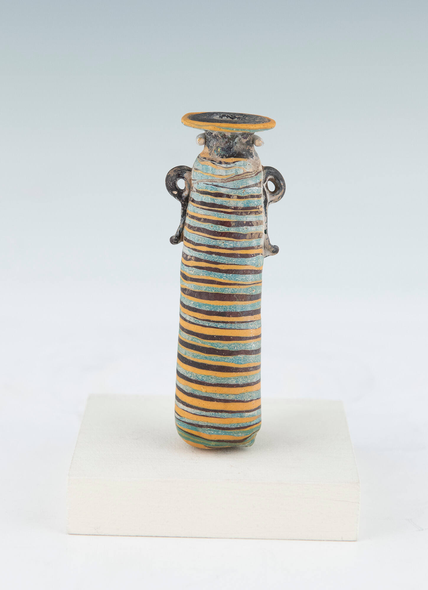 Core-Formed Glass Alabastron (perfume jar)