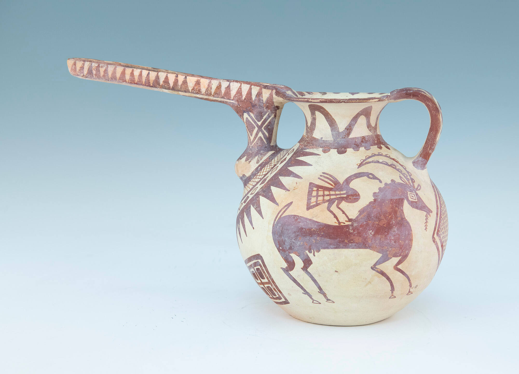 Archaic Vessel with Horse