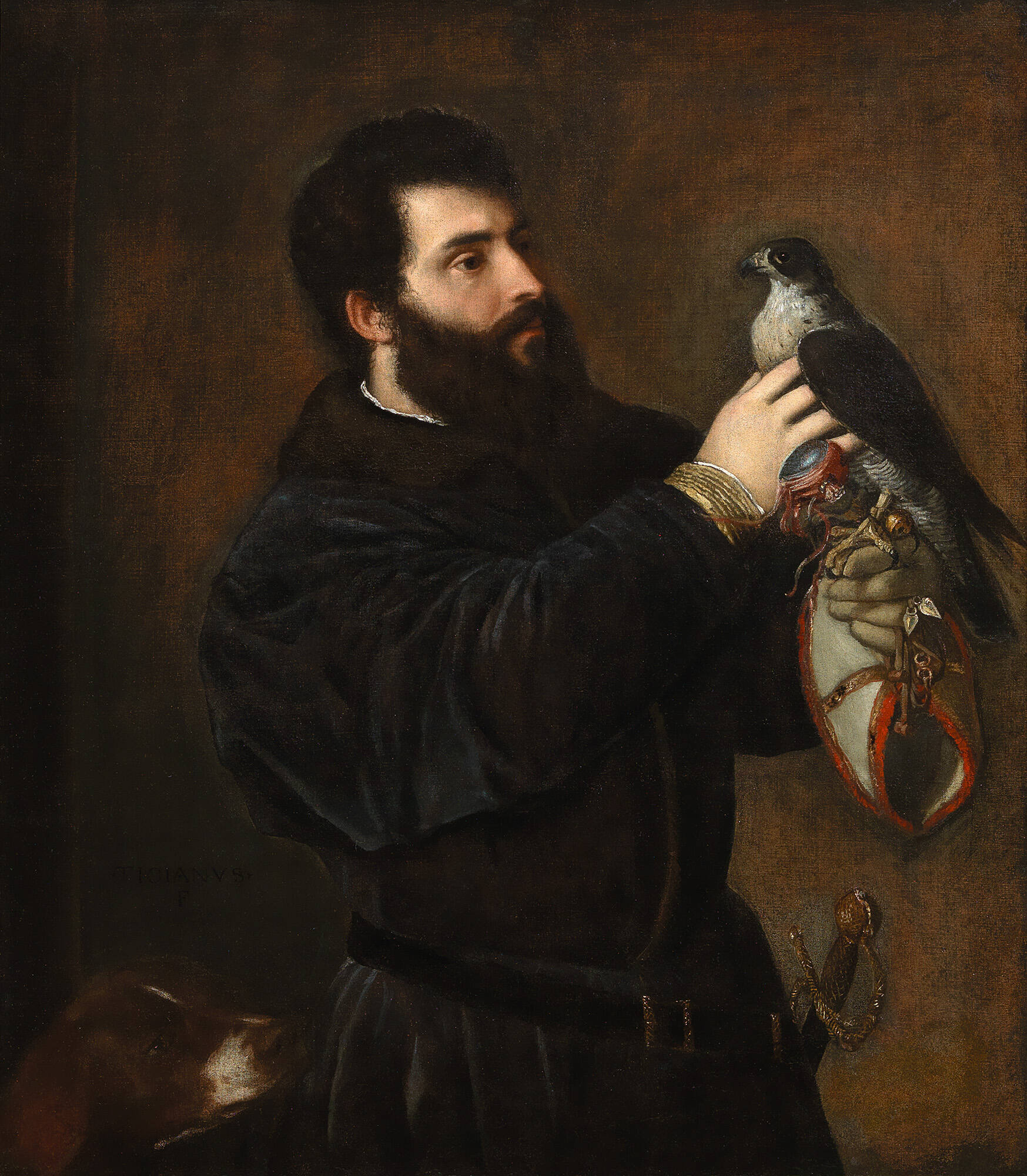 Portrait of a Man of the Cornaro Family with a Falcon