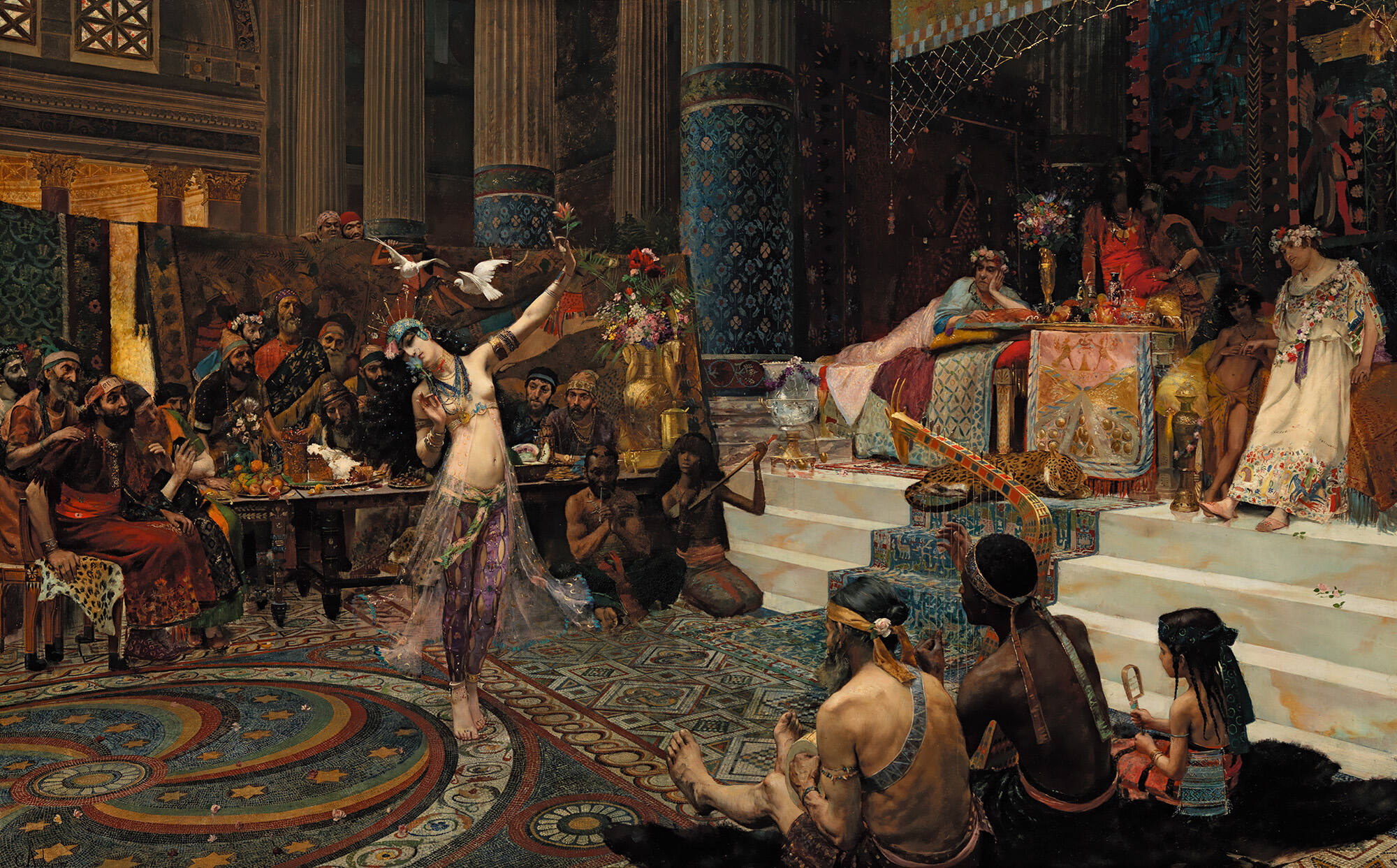 Salome Dancing Before King Herod