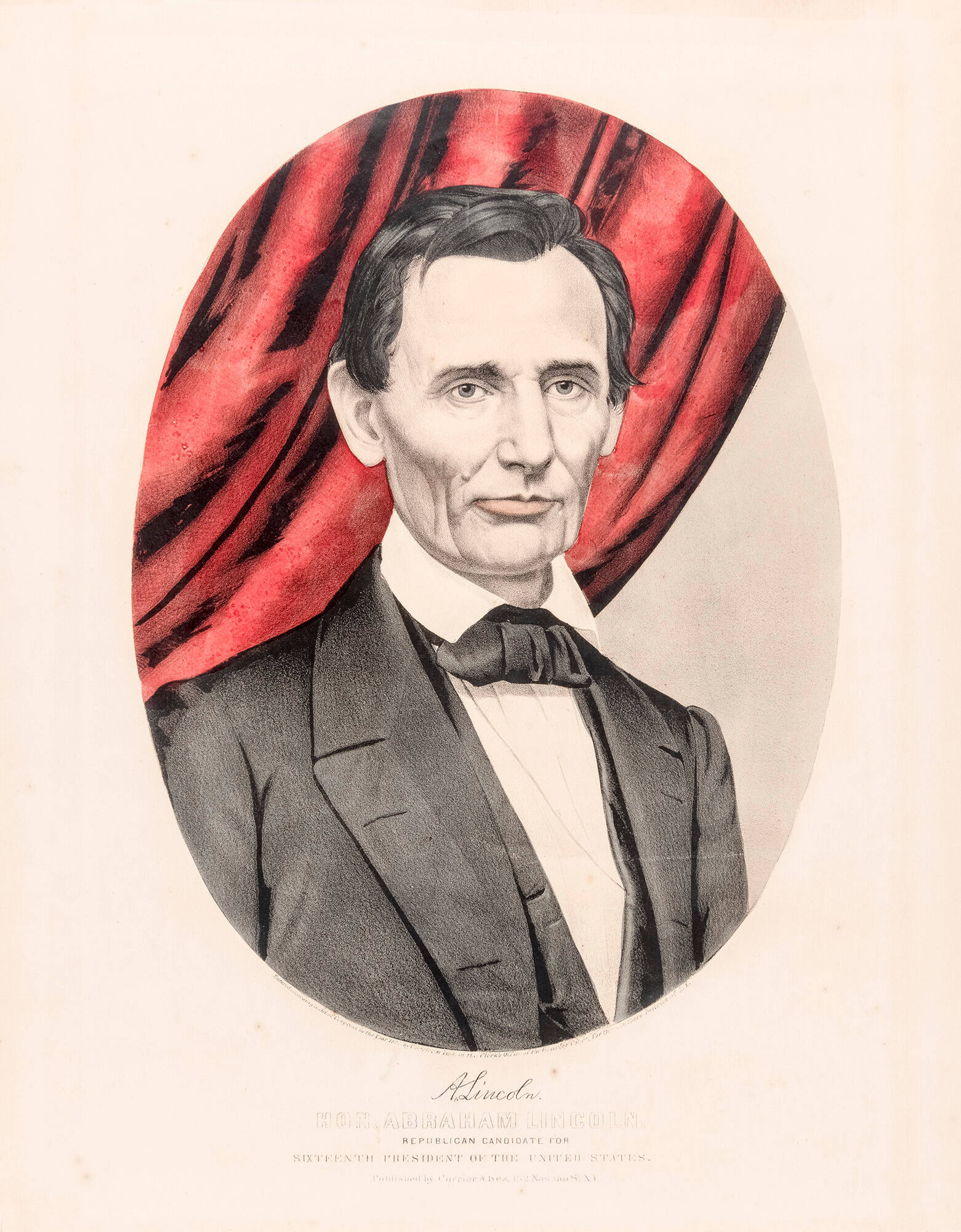 Hon. Abraham Lincoln: Republican Candidate for Sixteenth President of the United States