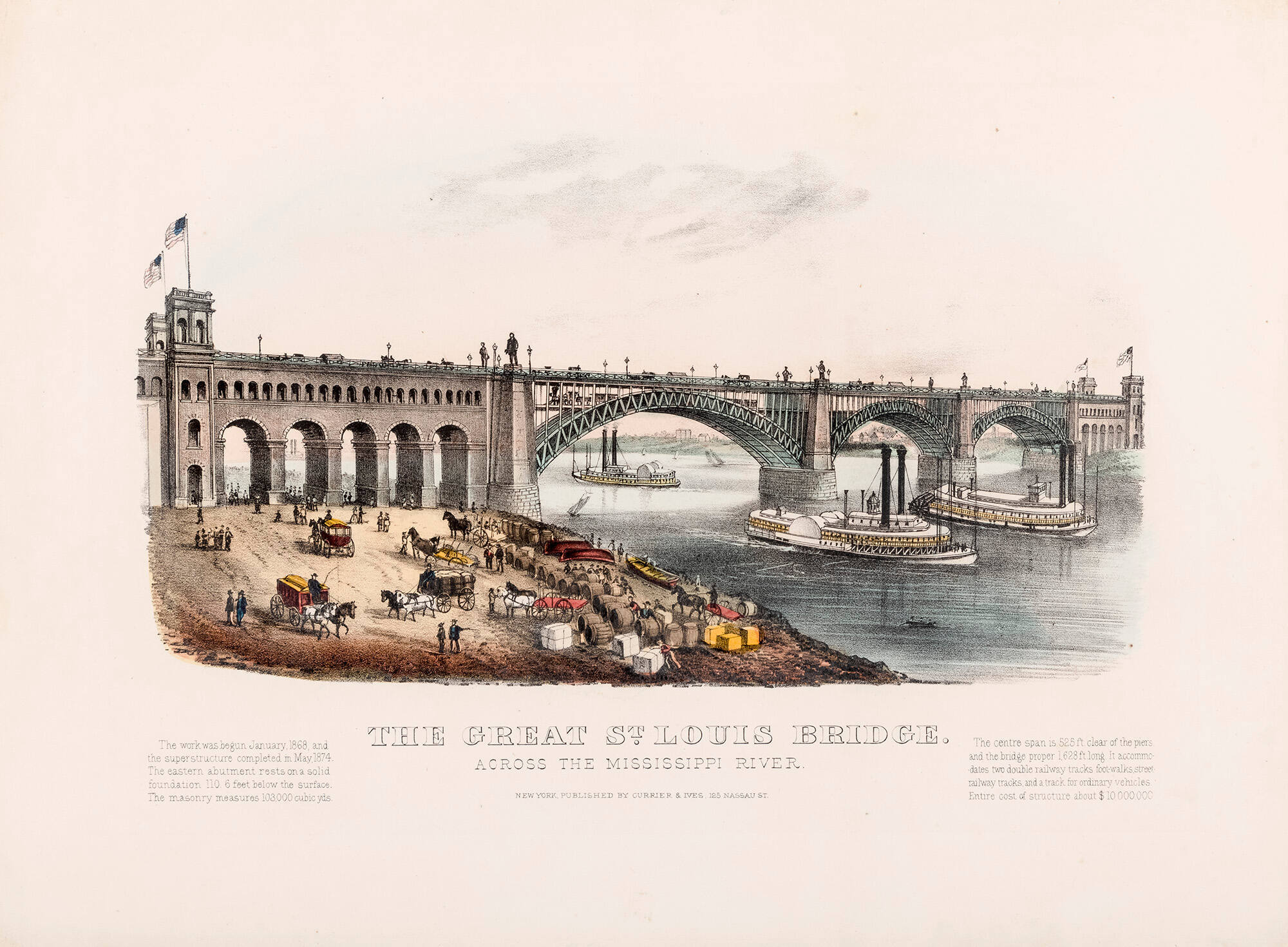 The Great St. Louis Bridge: Across the Mississippi River