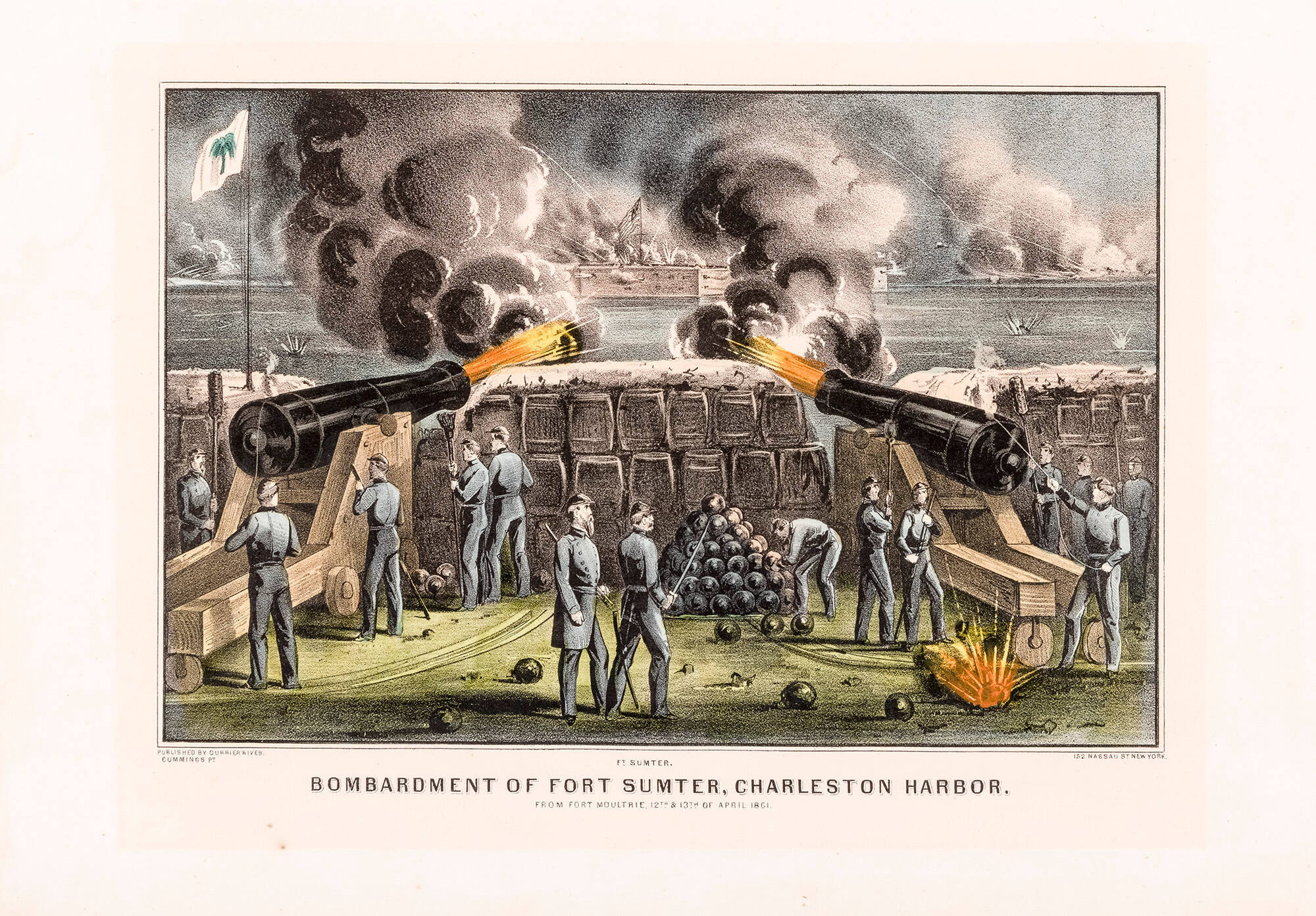 Bombardment of Fort Sumter, Charleston Harbor