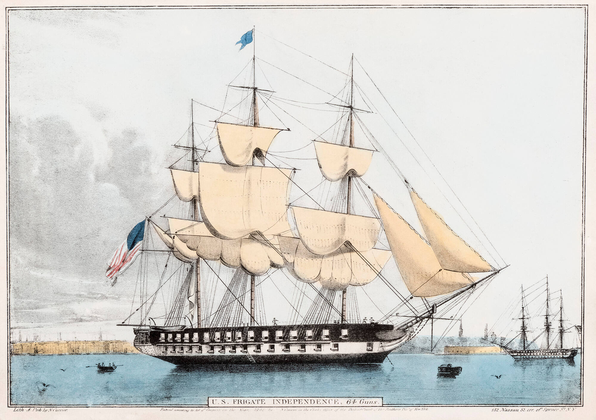 U.S. Frigate Independence, 64 Guns
