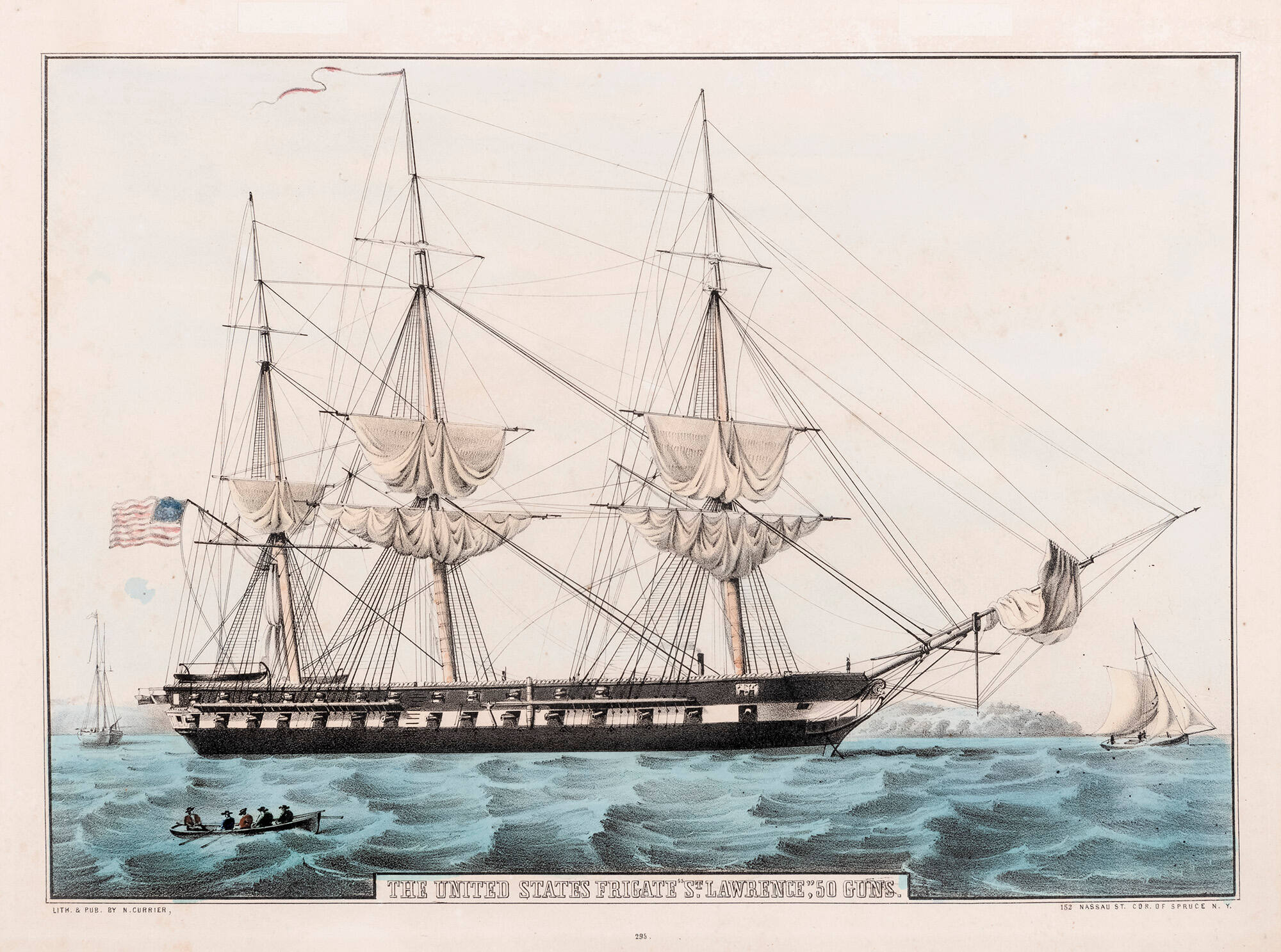 The United States Frigate "St. Lawrence", 50 Guns