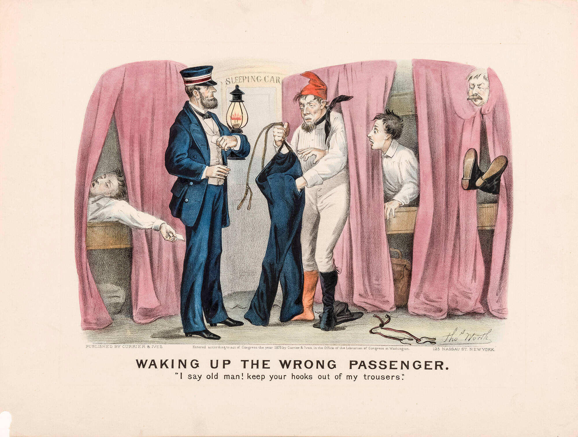 Waking Up the Wrong Passenger: "I Say Old Man! Keep Your Hooks Out of My Trousers."