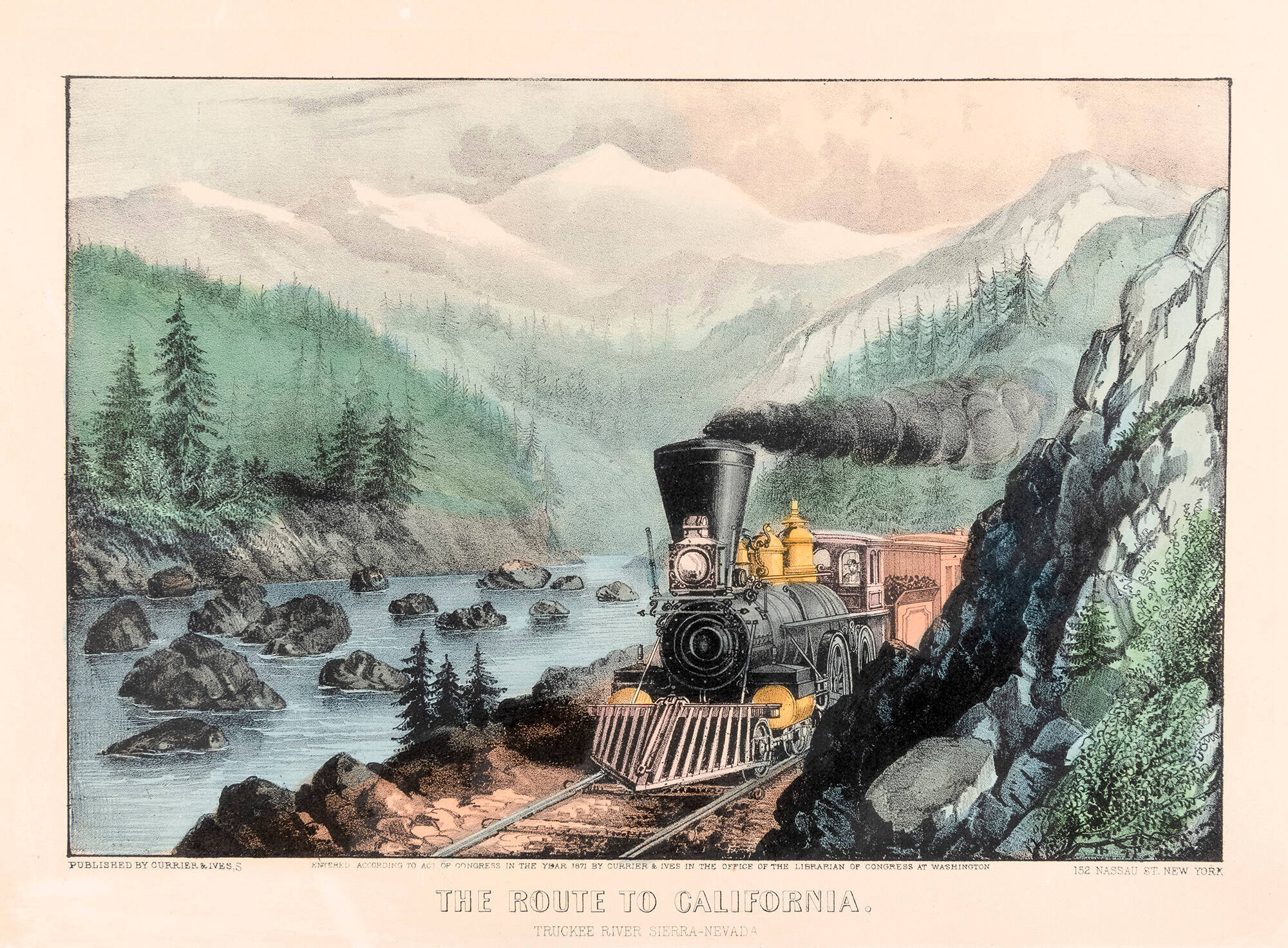 The Route to California: Truckee River Sierra-Nevada
