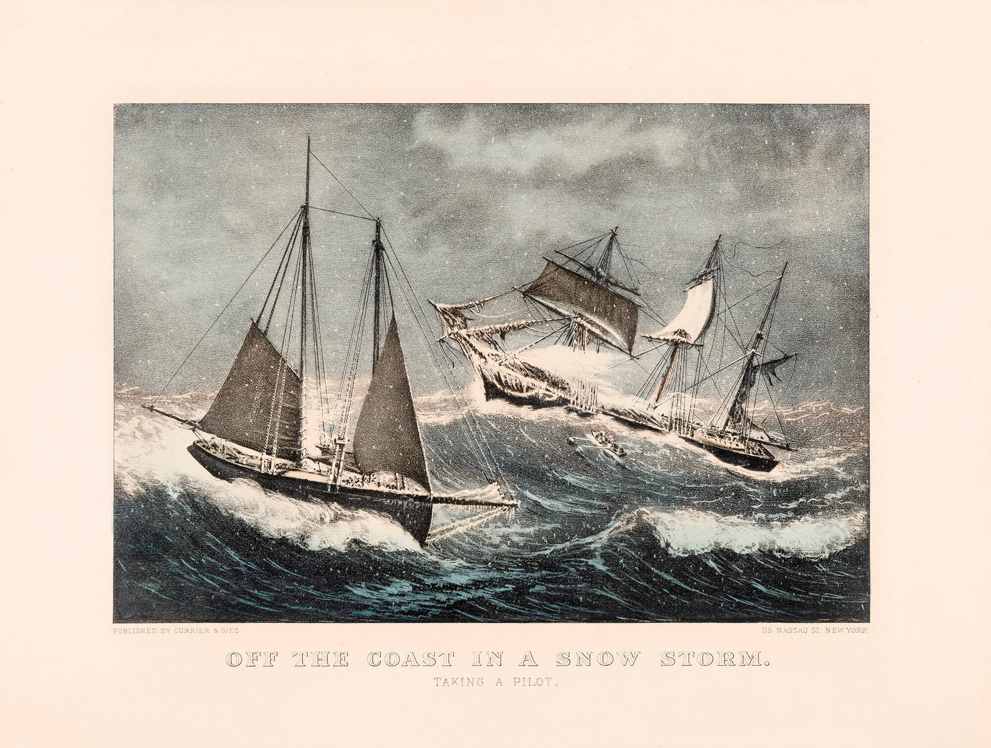Off the Coast in a Snow Storm: Taking a Pilot
