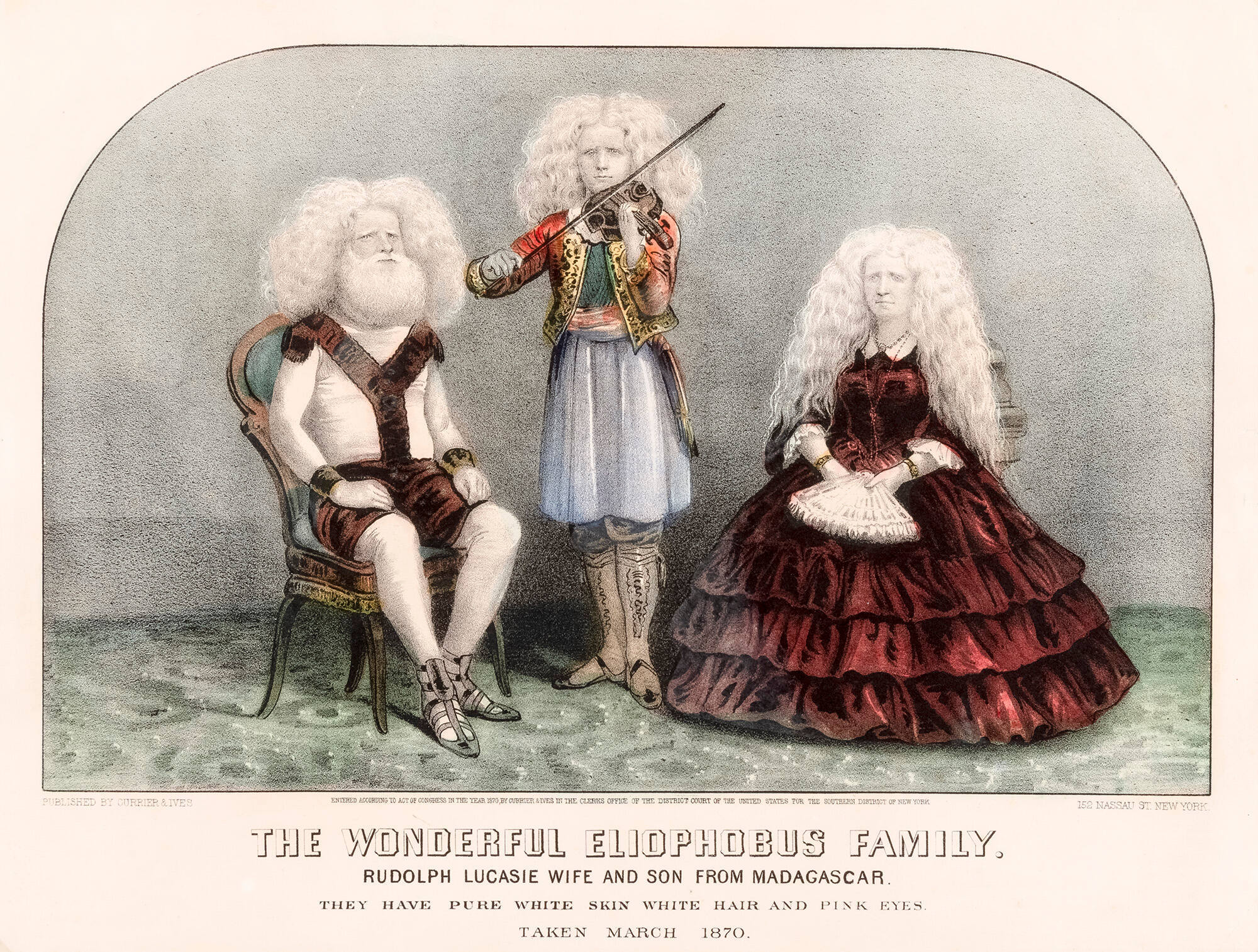 The Wonderful Eliophobus Family: Rudolph Lucasie Wife and Son from Madagascar