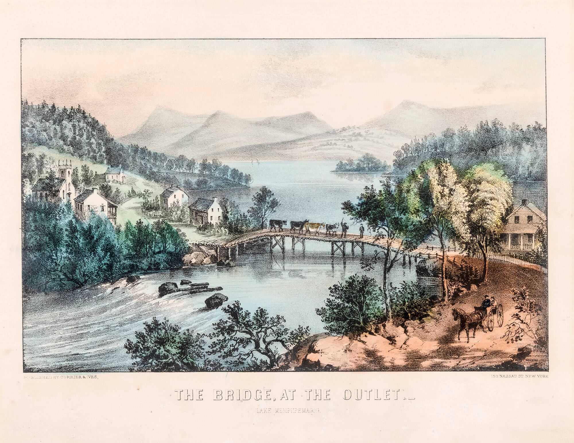 The Bridge, at the Outlet: Lake Memphremagog