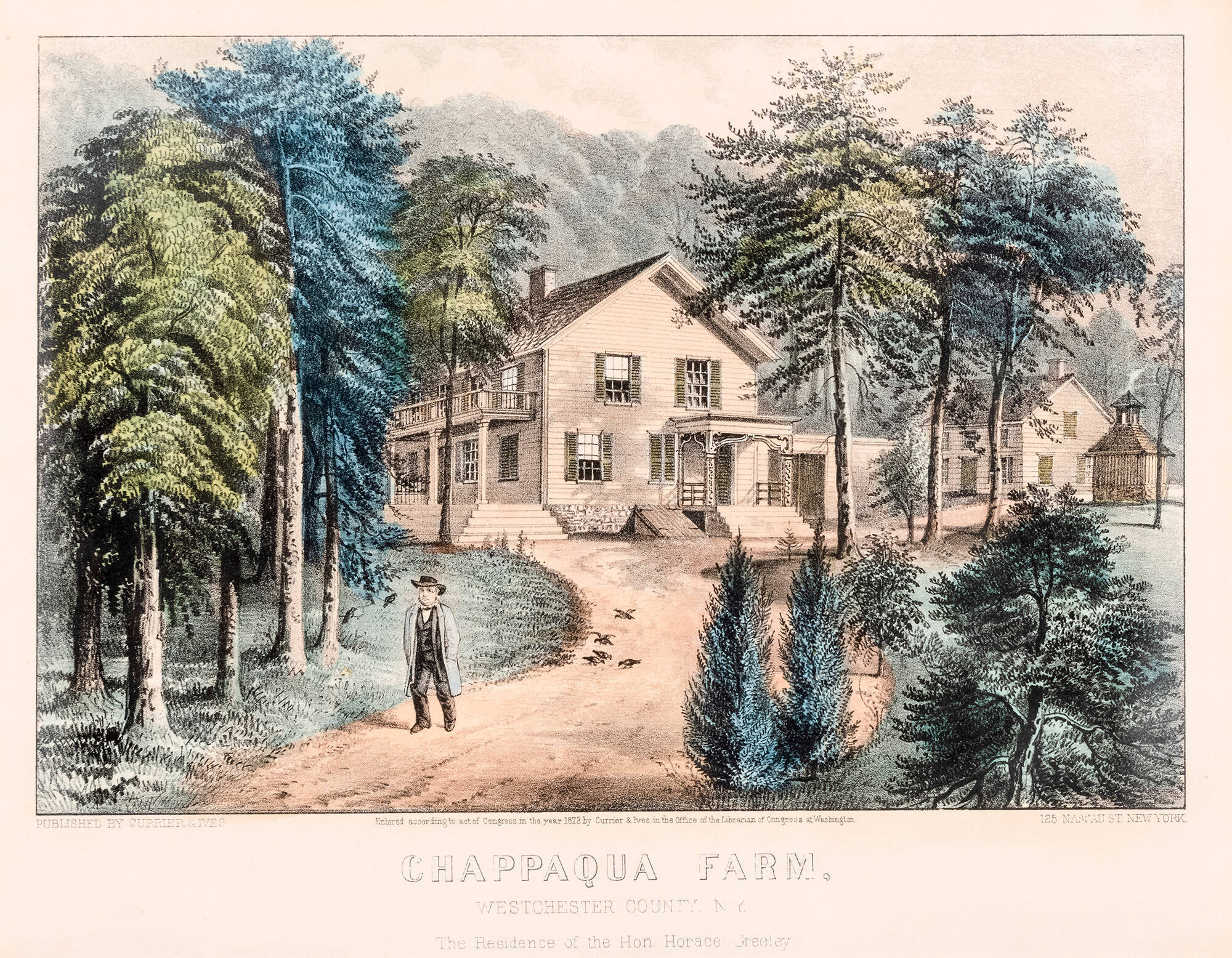 Chappaqua Farm, Westchester County, N.Y.: The Residence of the Hon. Horace Greeley