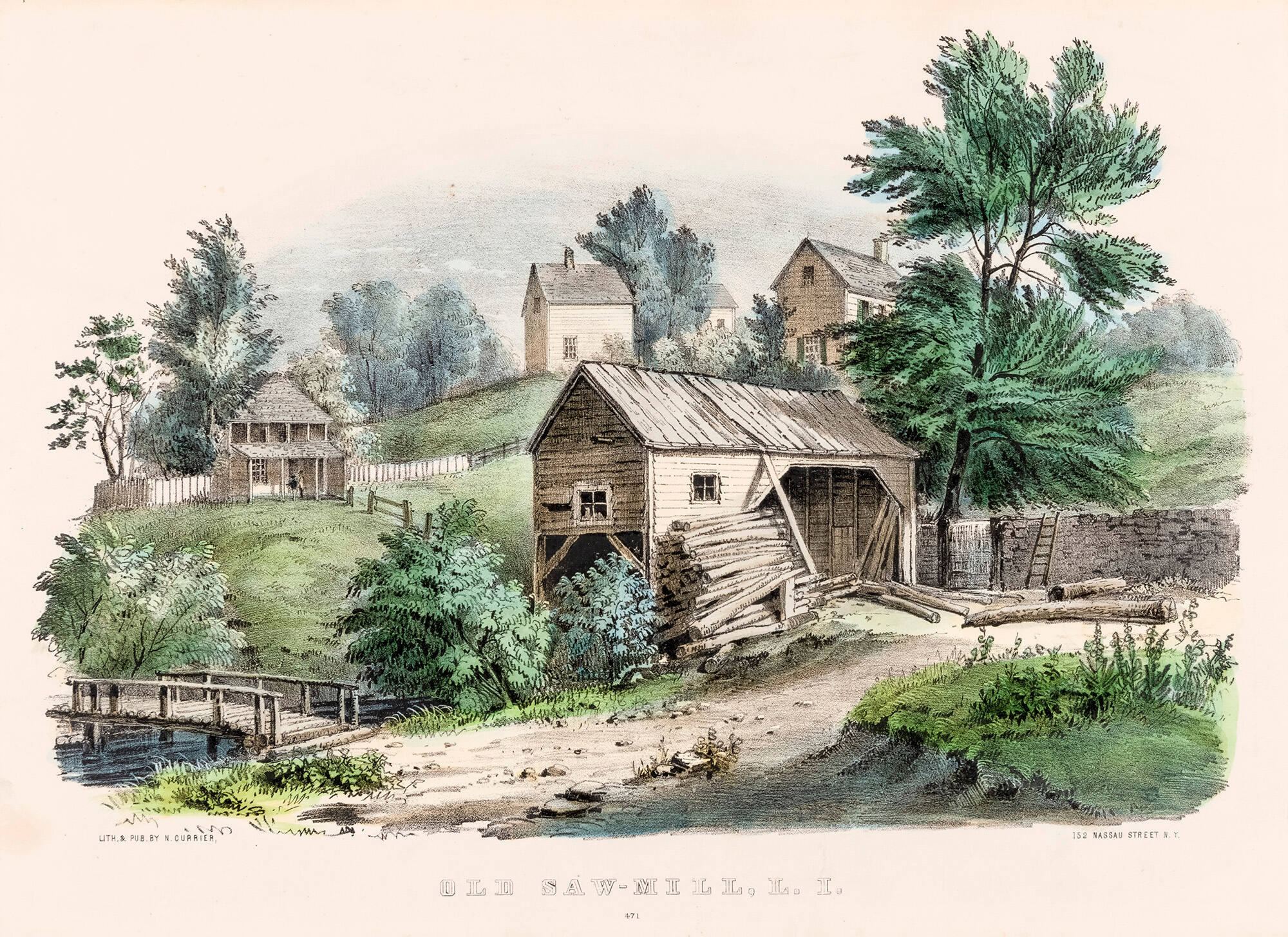 Old Saw-Mill, L. I.