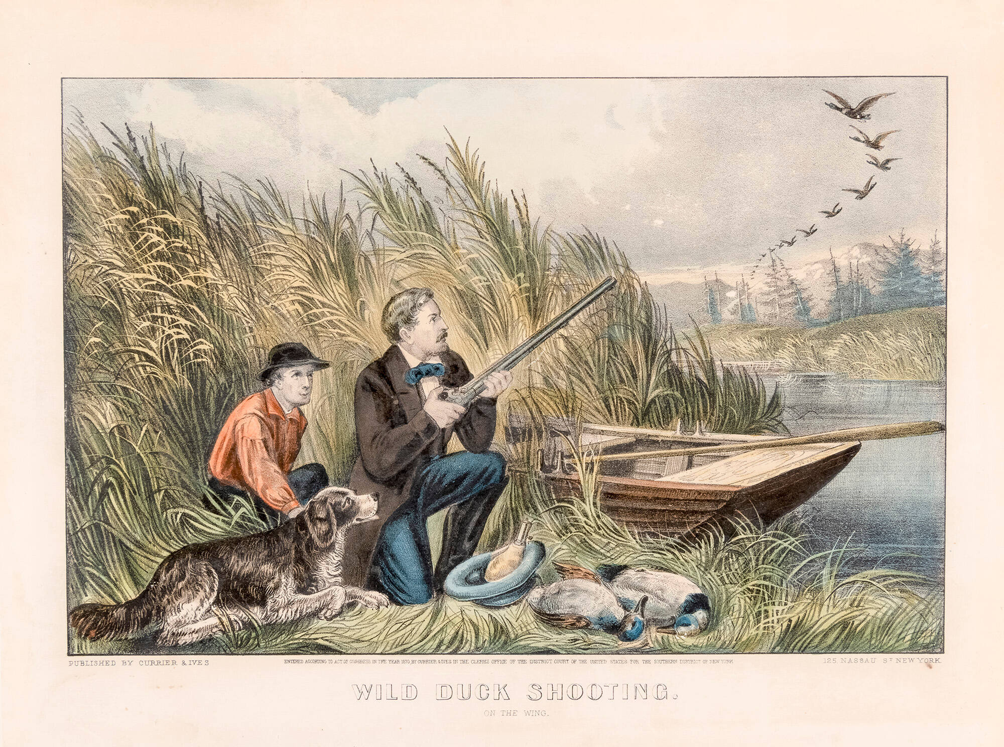 Wild Duck Shooting: On the Wing