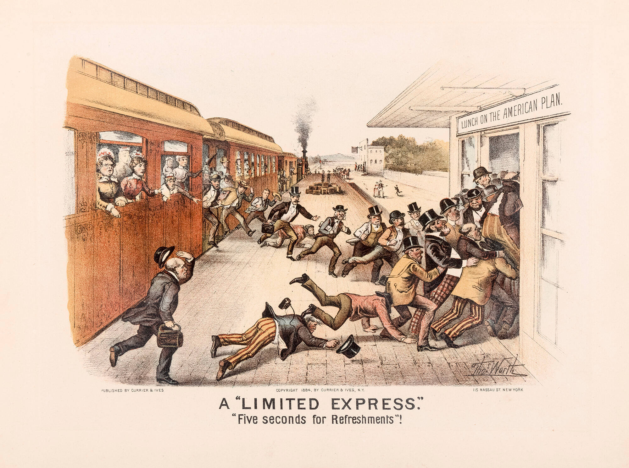 A "Limited Express" : "Five seconds for Refreshments"!
