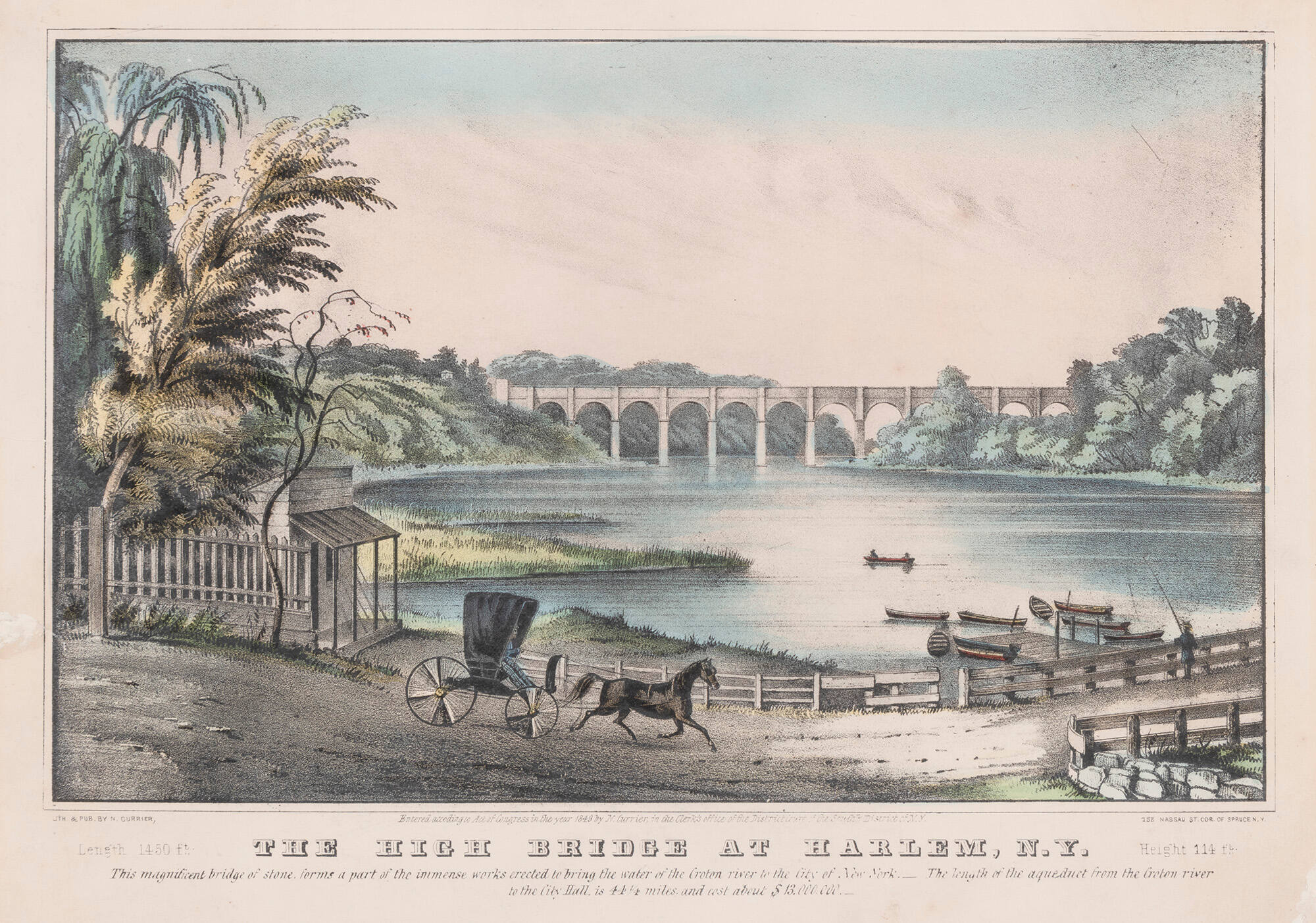 The High Bridge at Harlem, N.Y.