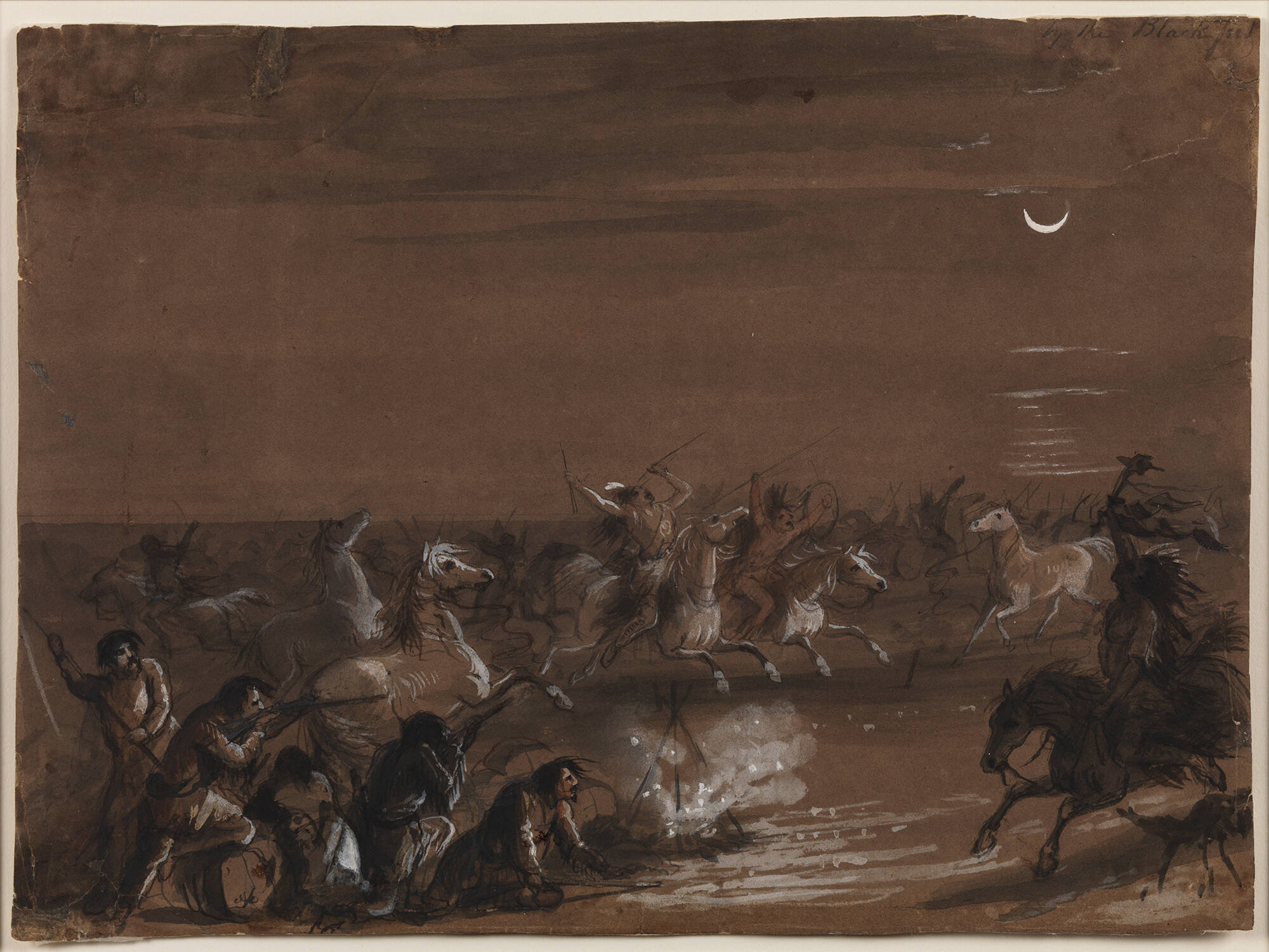 Stampede by the Blackfeet
