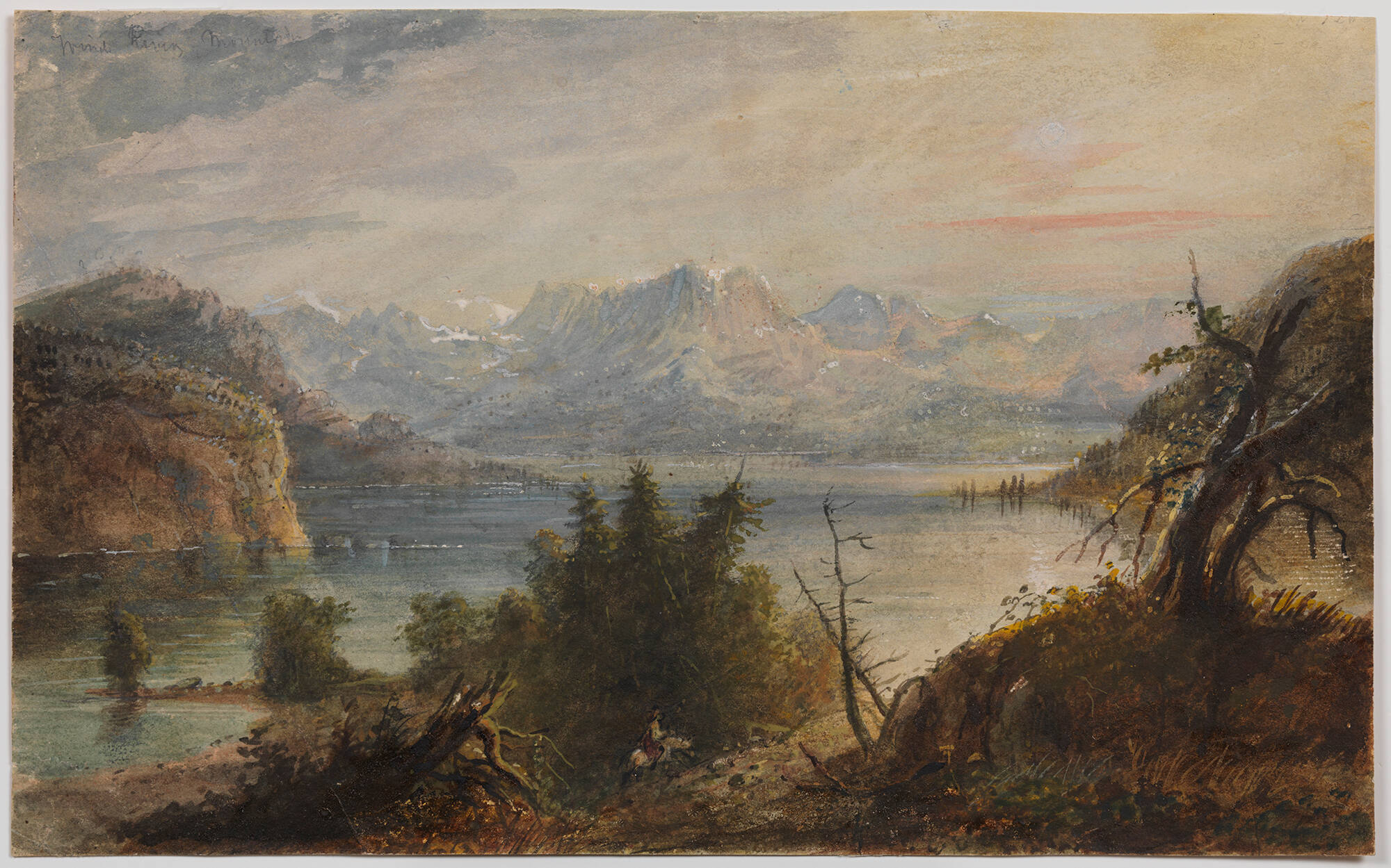 Lake, Wind River Chain of Mountains