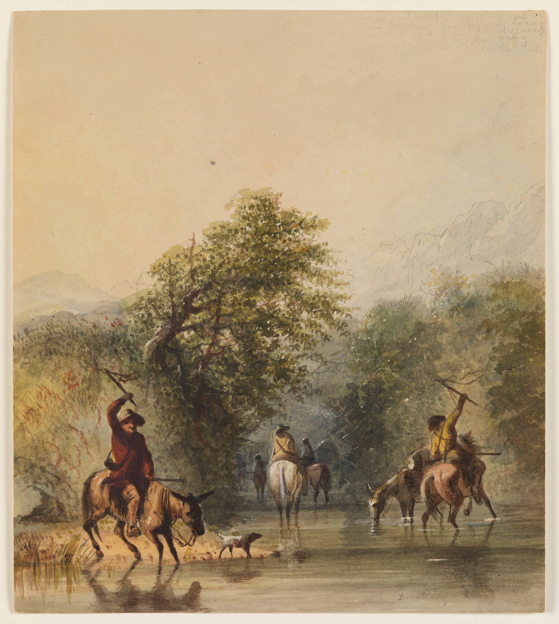 Breaking Trail to Escape from Indians