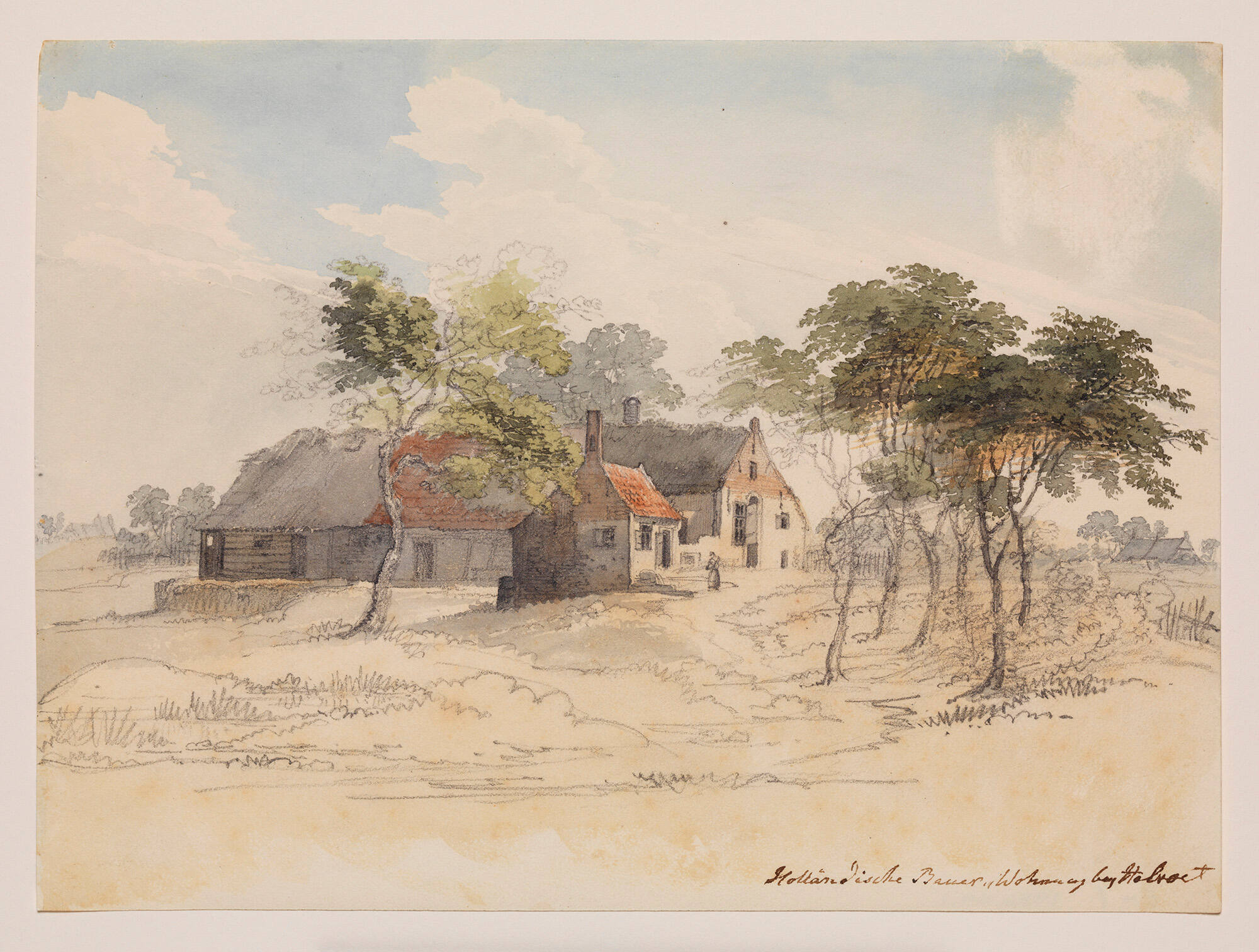 Dutch Farmer's Dwelling near Helvoet