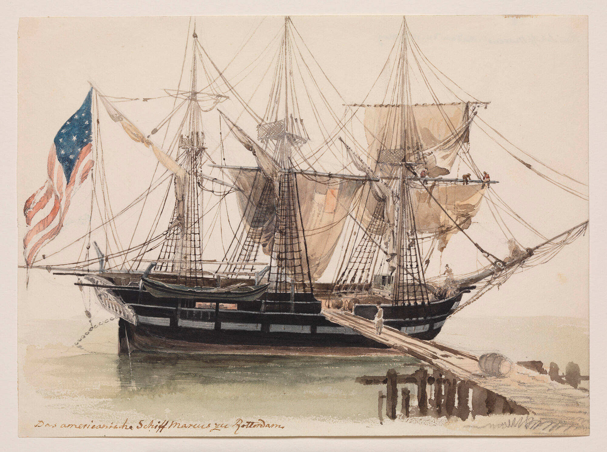 American Ship Marcus in Rotterdam