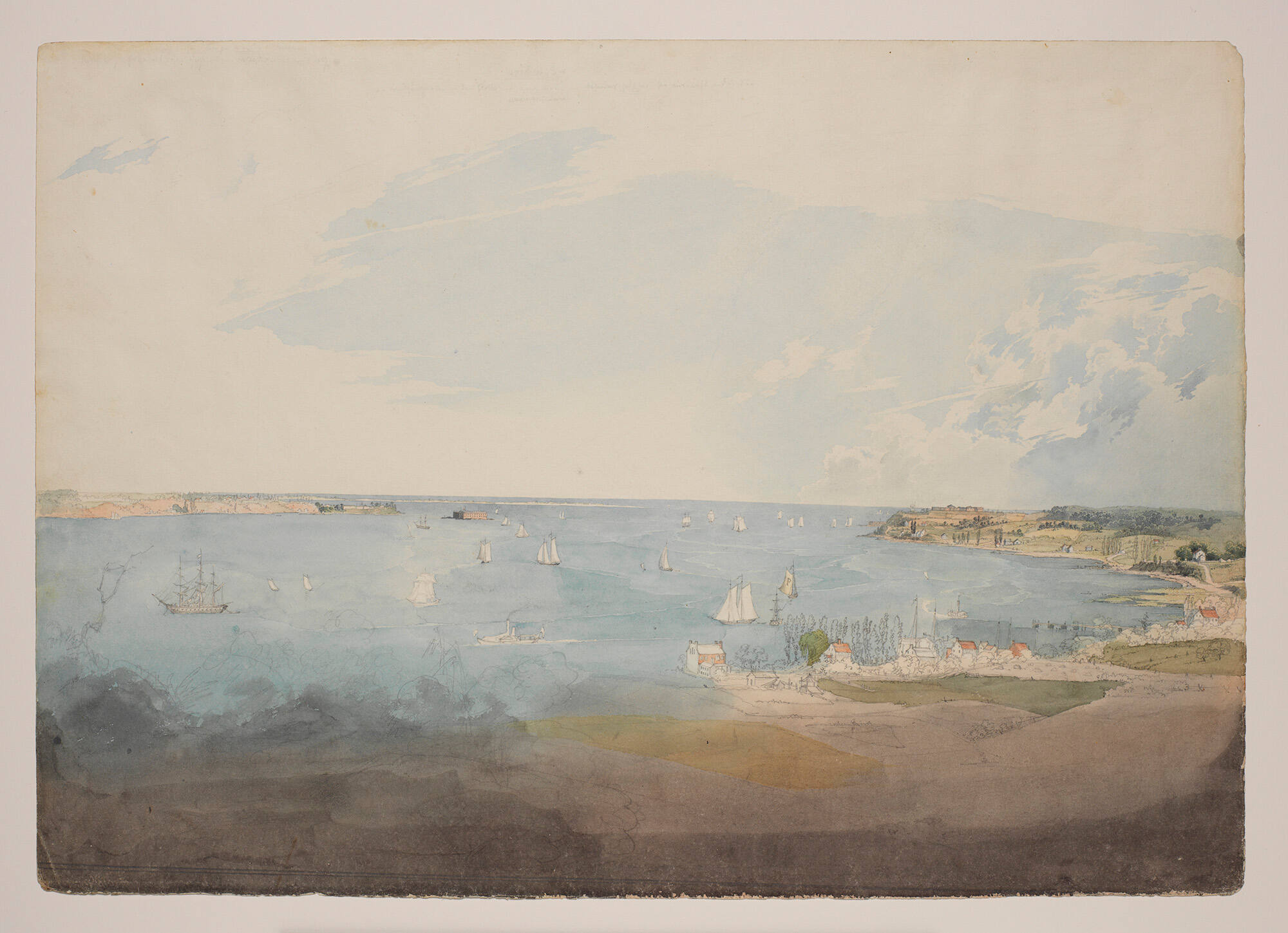 Entry to the Bay of New York from Staten Island