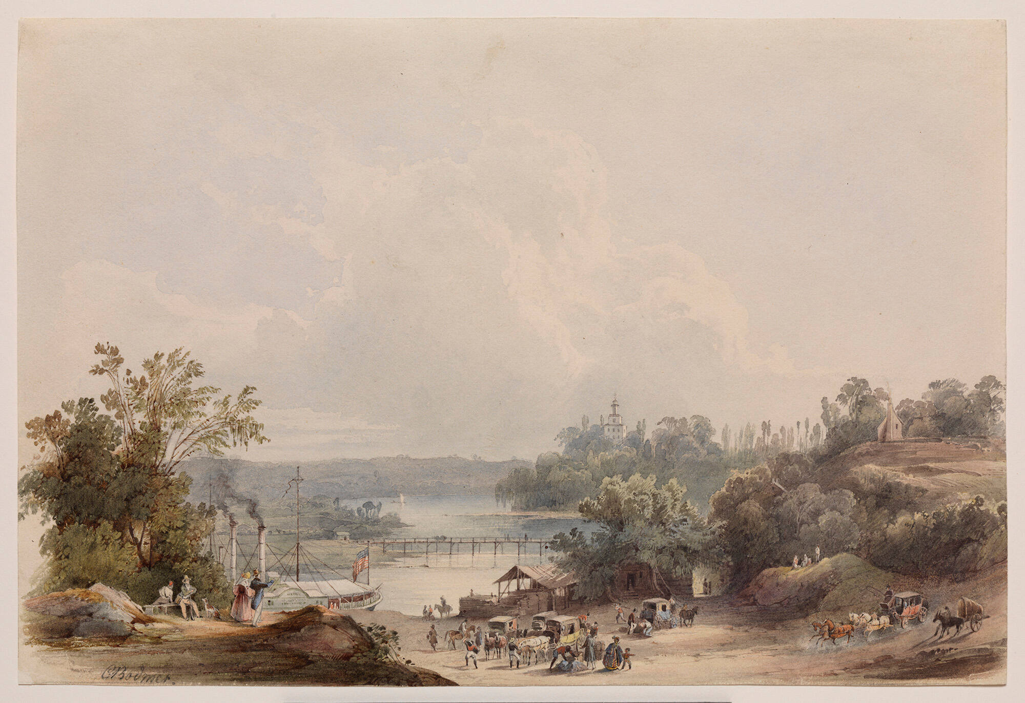 View on the Delaware: Joseph Bonaparte's Garden