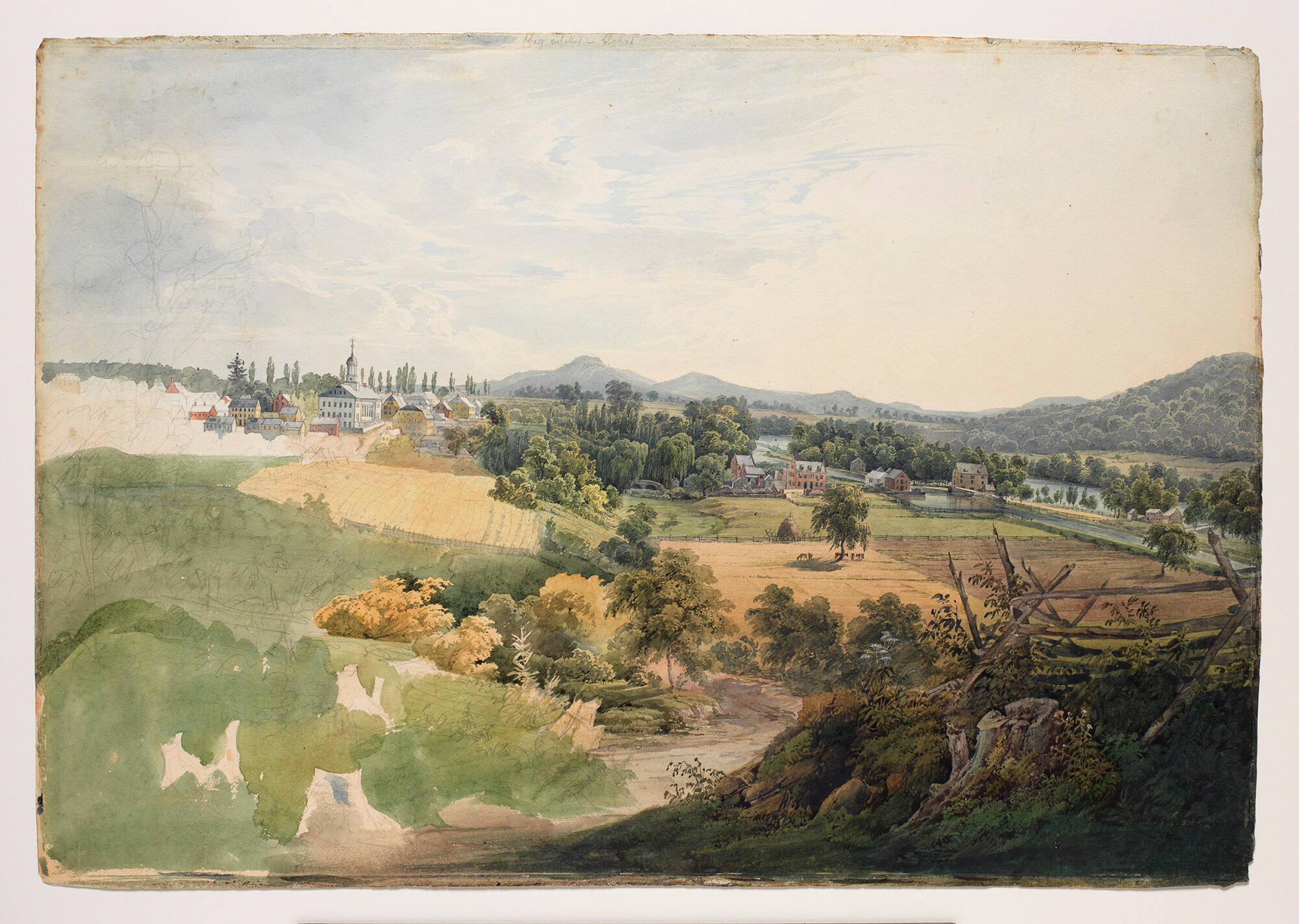 View of Bethlehem on the Lehigh