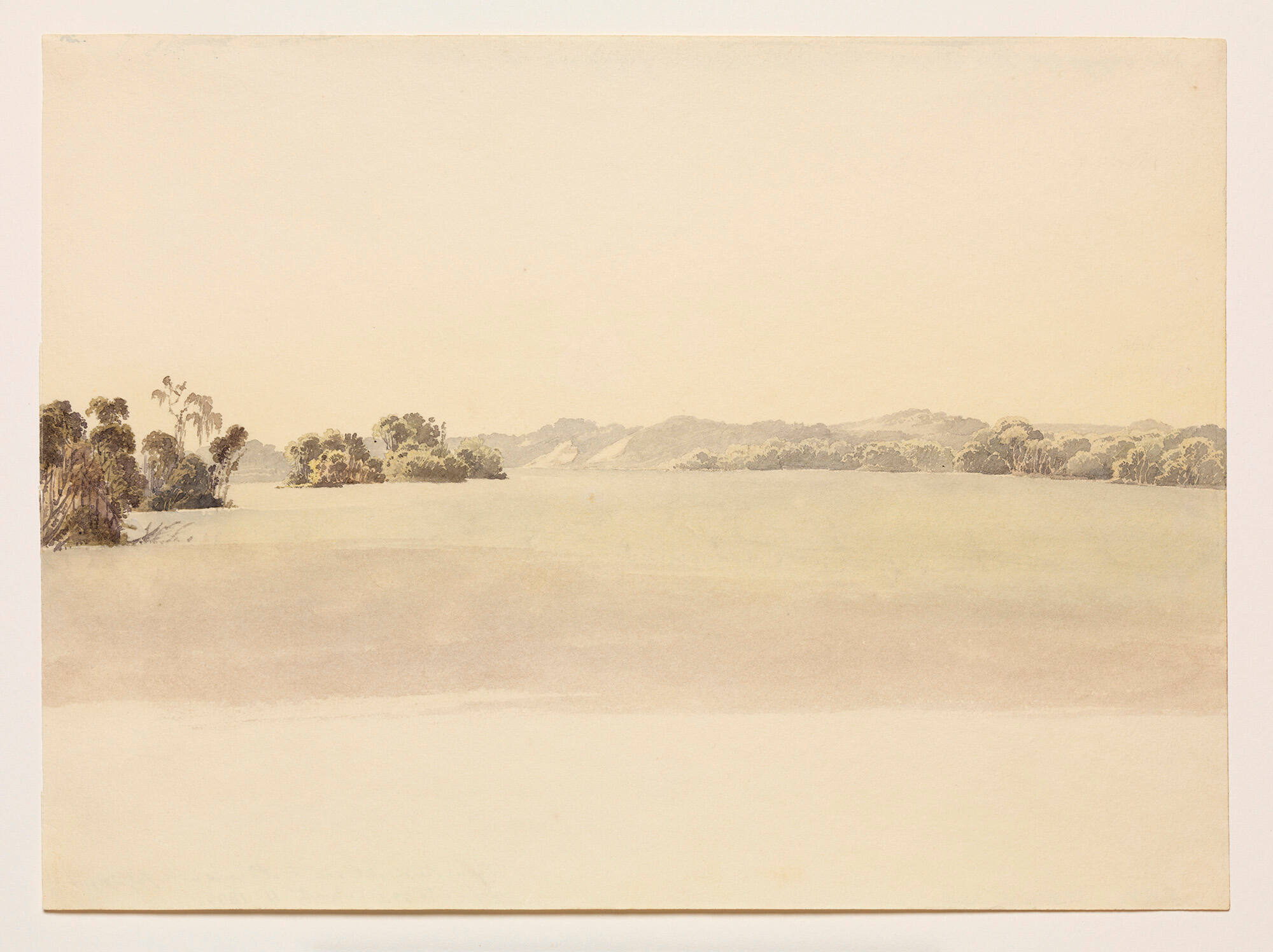 Distant View of Fort Adams