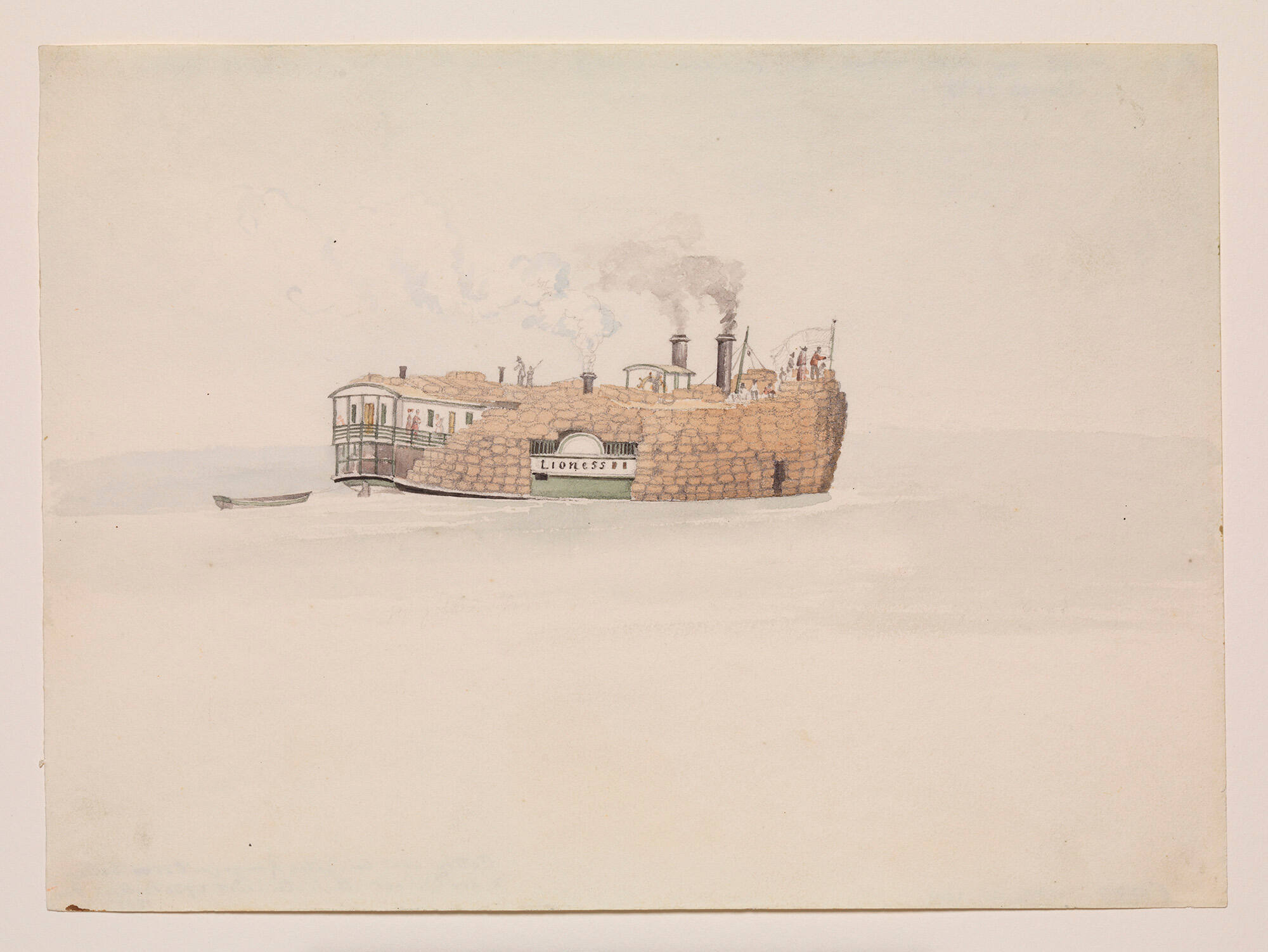 Cotton Boat near Baton Rouge: The Lioness