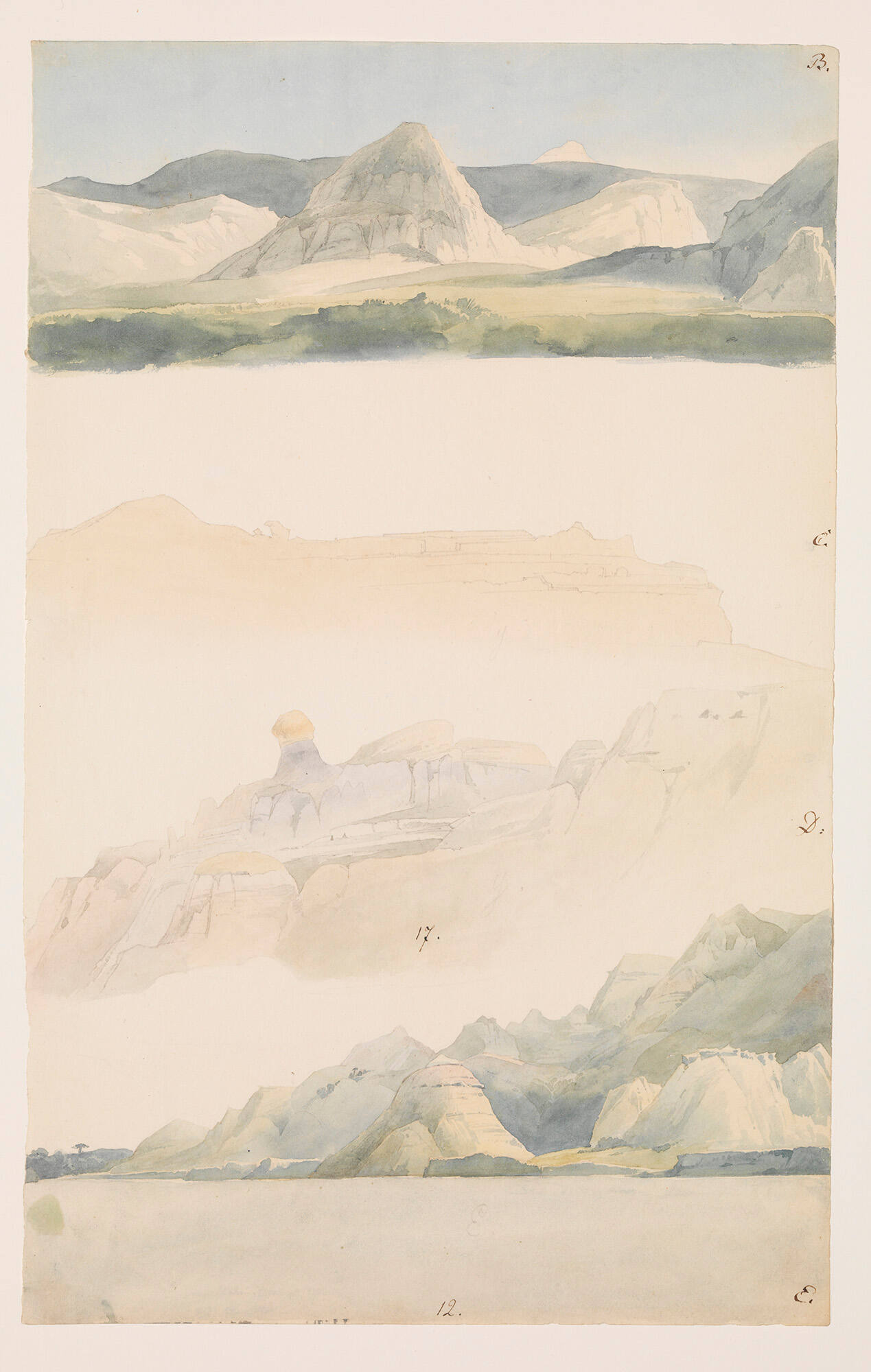 Rock Formations on the Upper Missouri