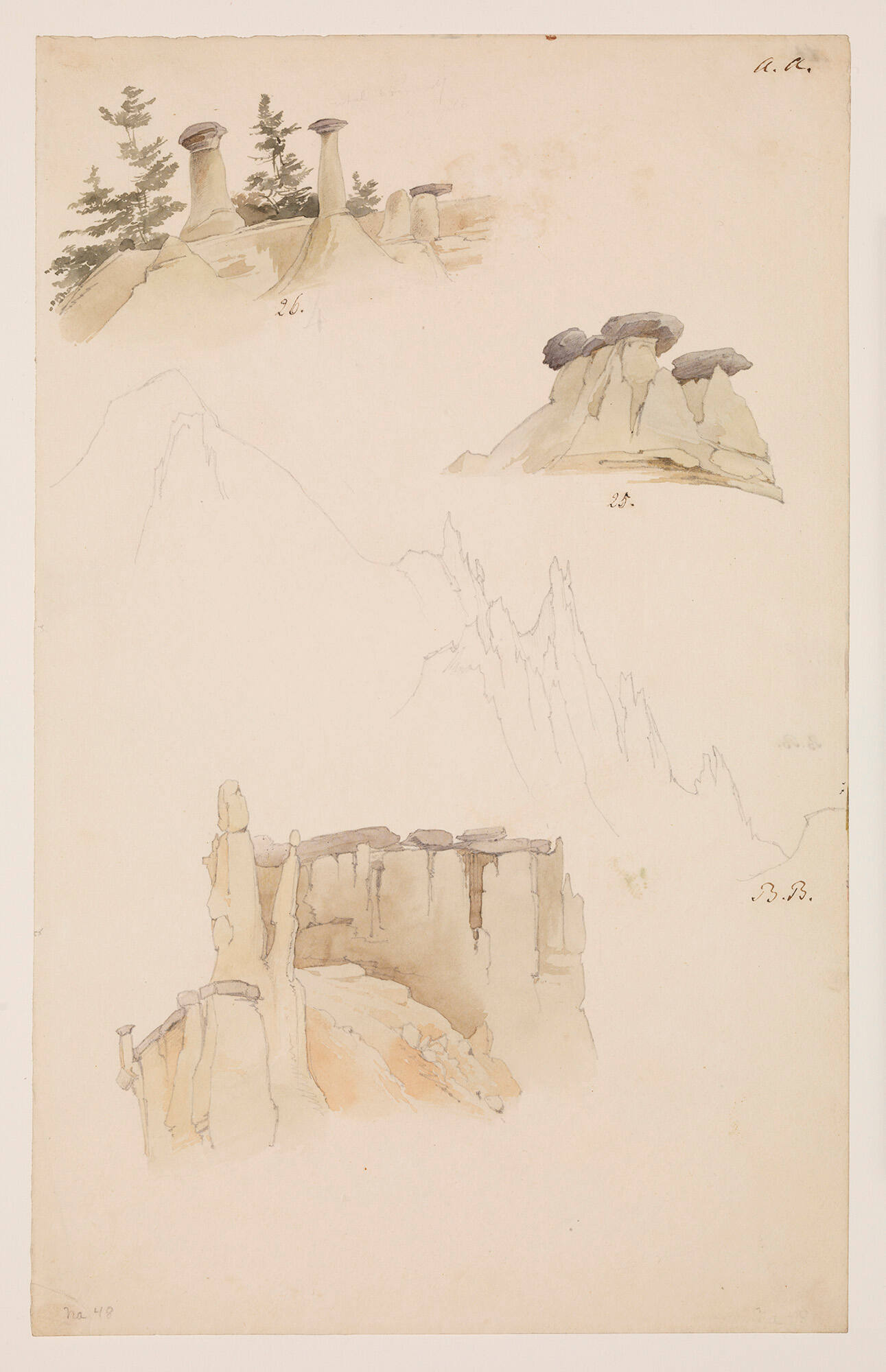 Strange Sandstone Formations on the Upper Missouri