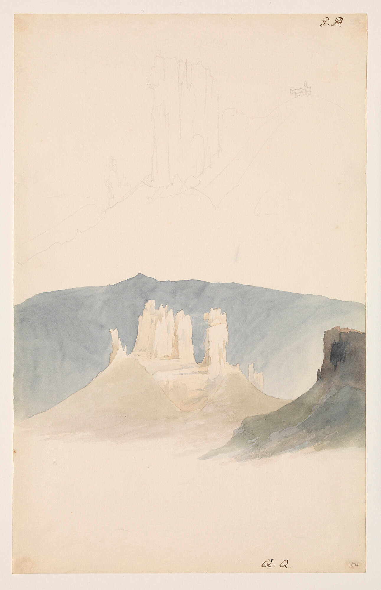 Ghostly Sandstone Formation on the Upper Missouri