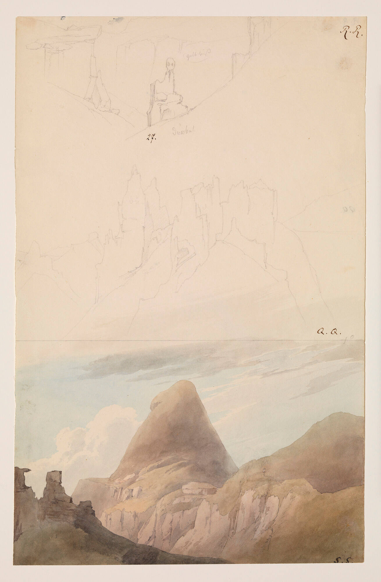 Strange Sandstone Formations on the Banks of the Upper Missouri