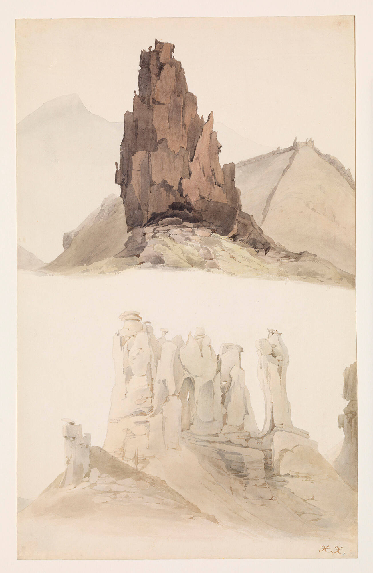 Remarkable Formations on the Banks of the Upper Missouri