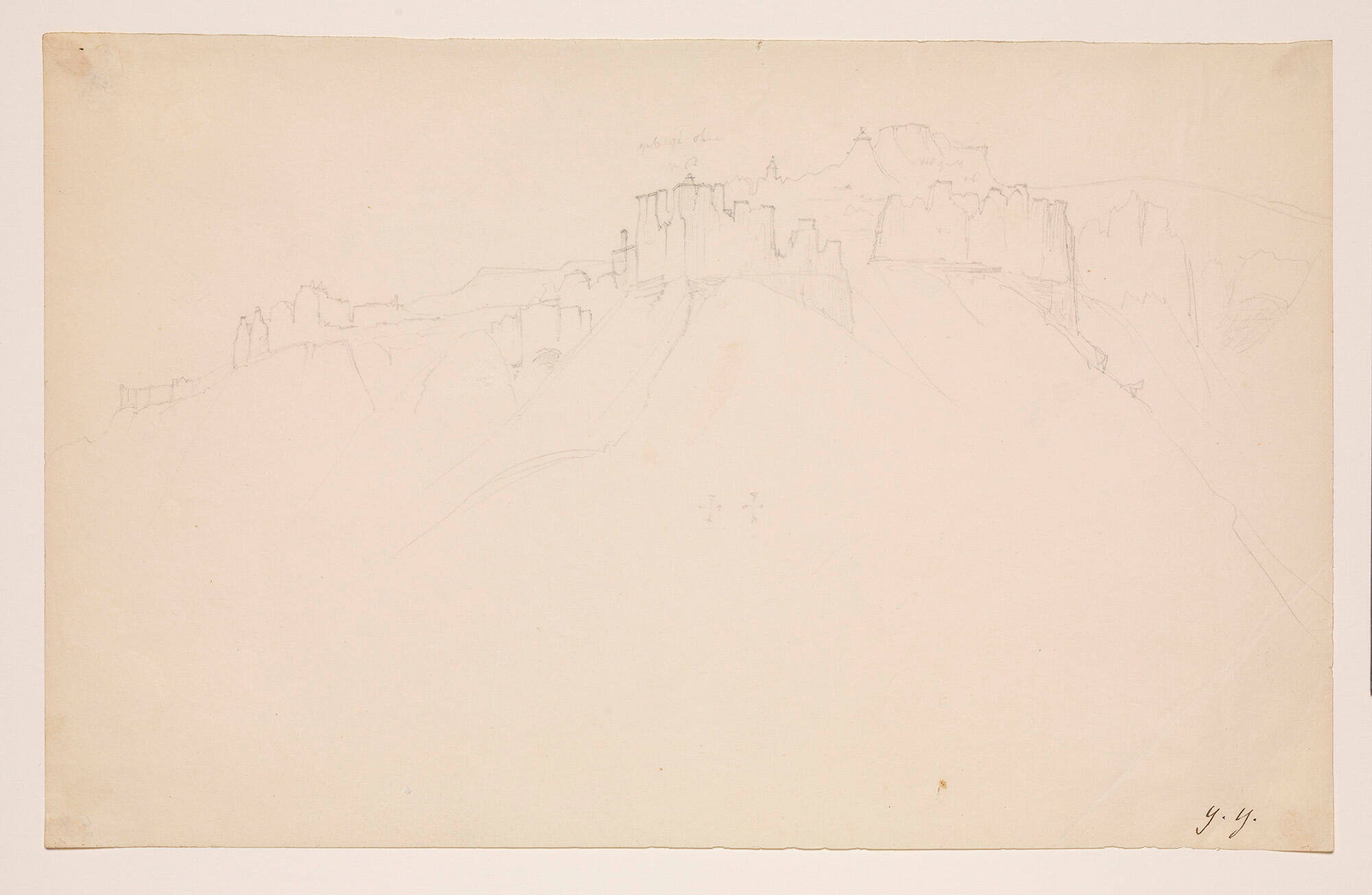 Sandstone Formations Resembling a Blasted Fortress