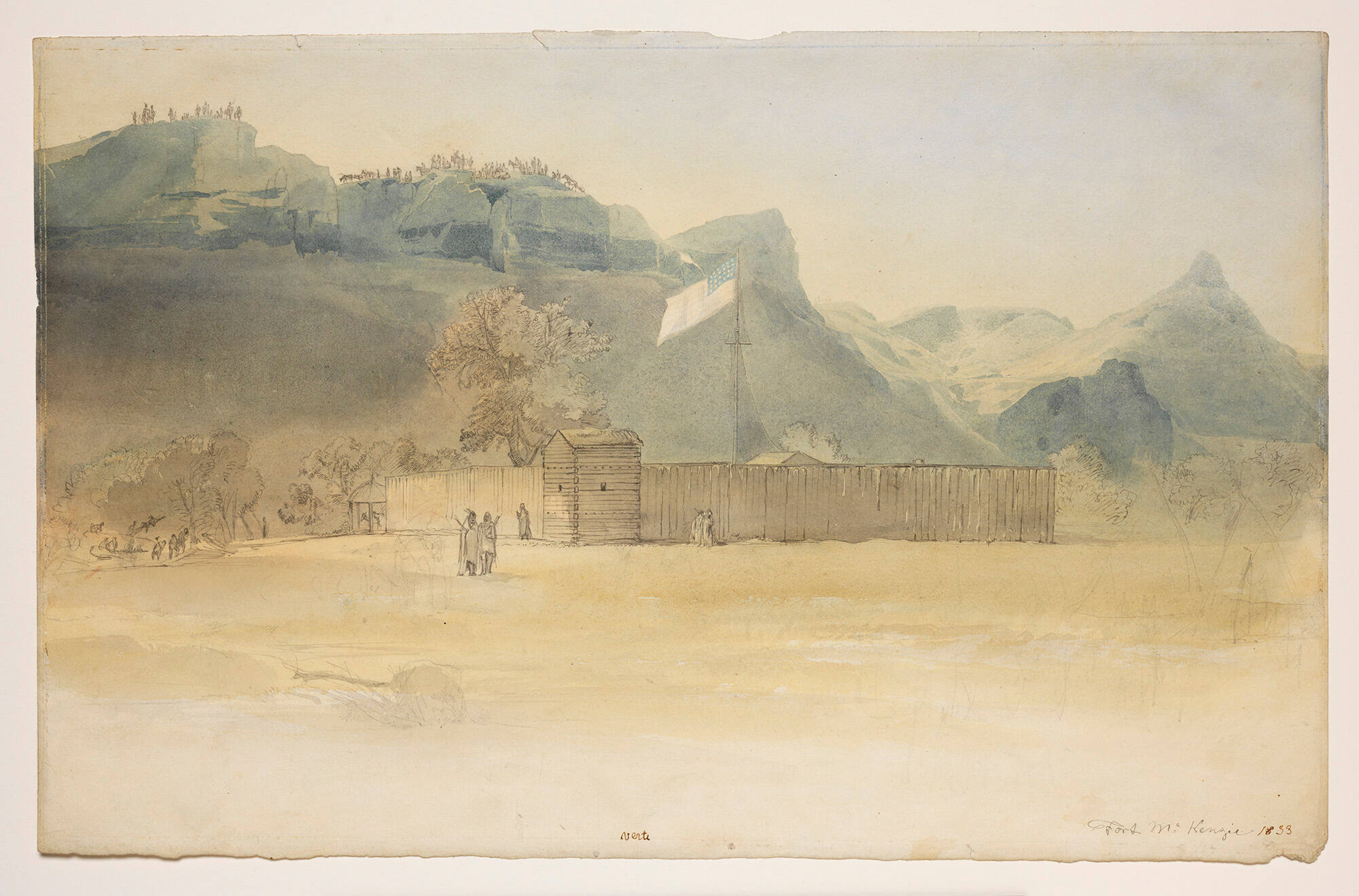 Fort McKenzie at the Mouth of the Marias River