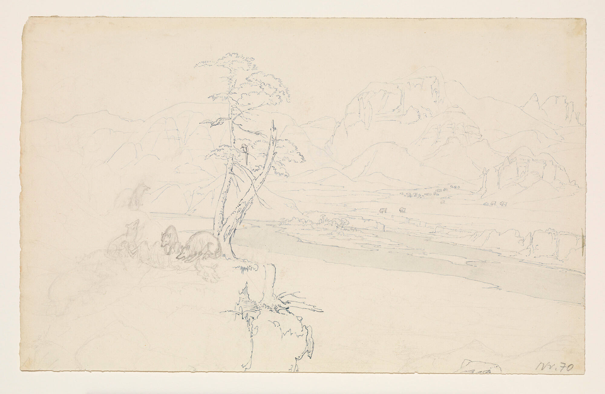 Landscape with Bears and Wolves