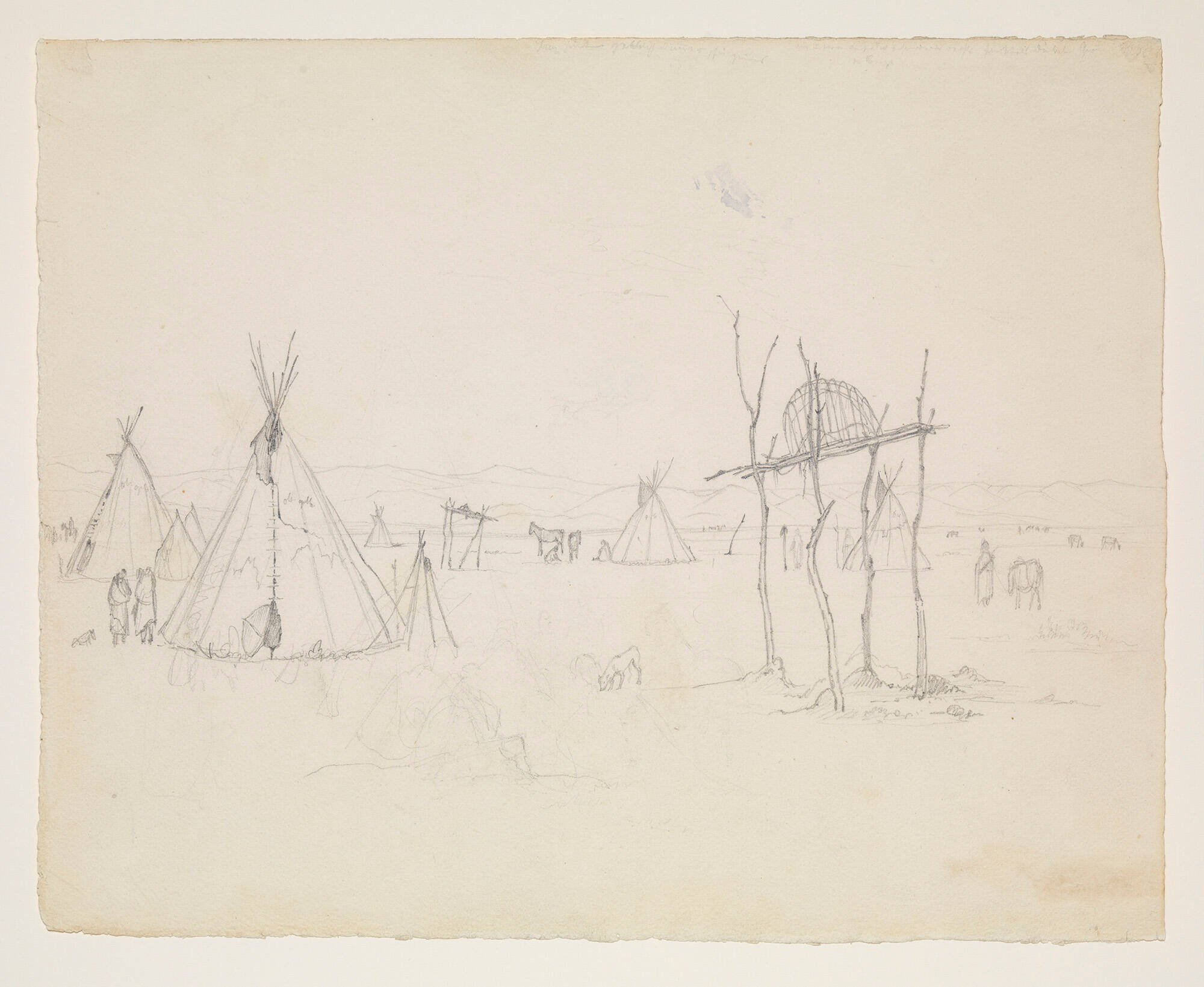 Sioux Scaffold Burial