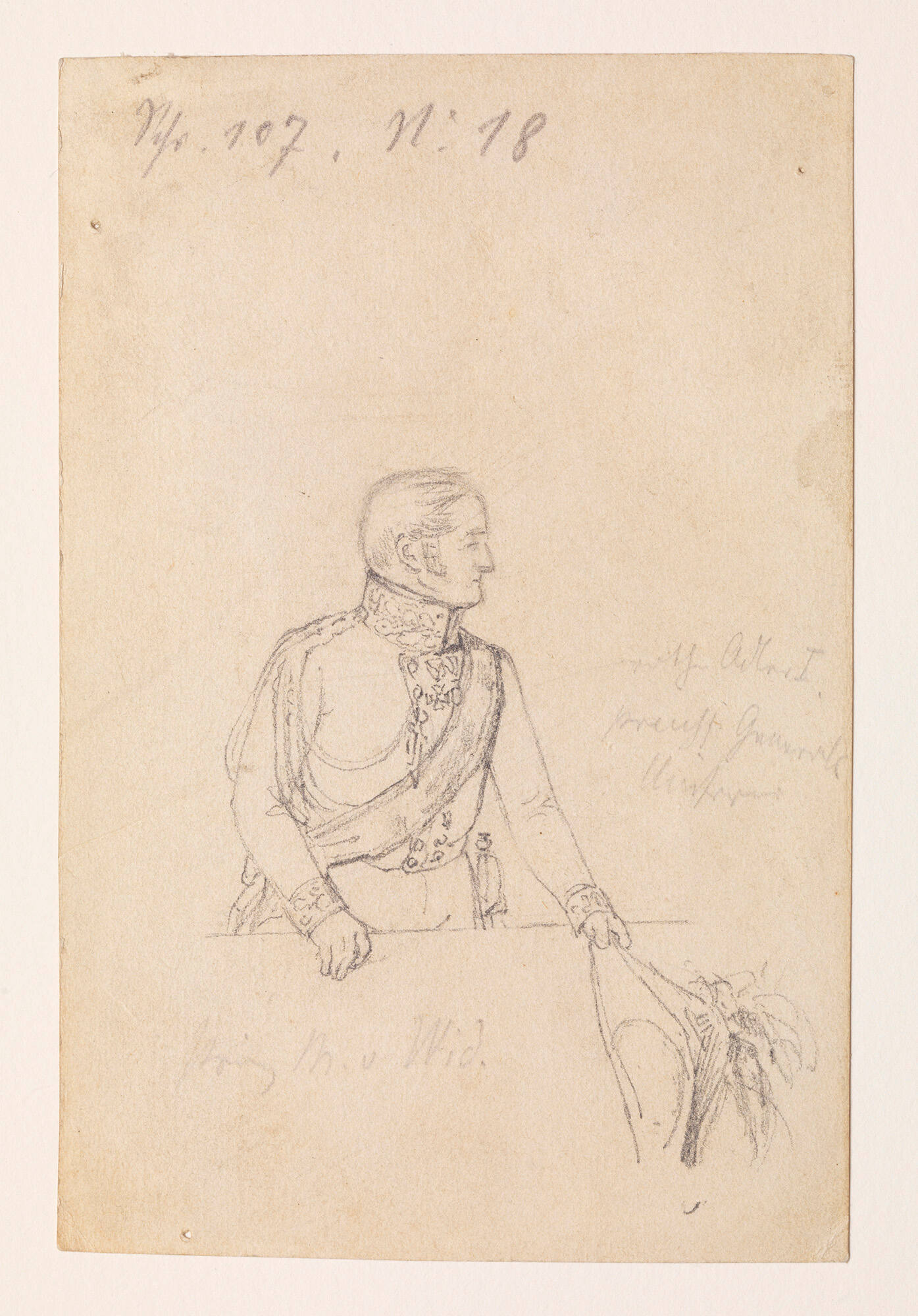 Prince Maximilian in Military Uniform