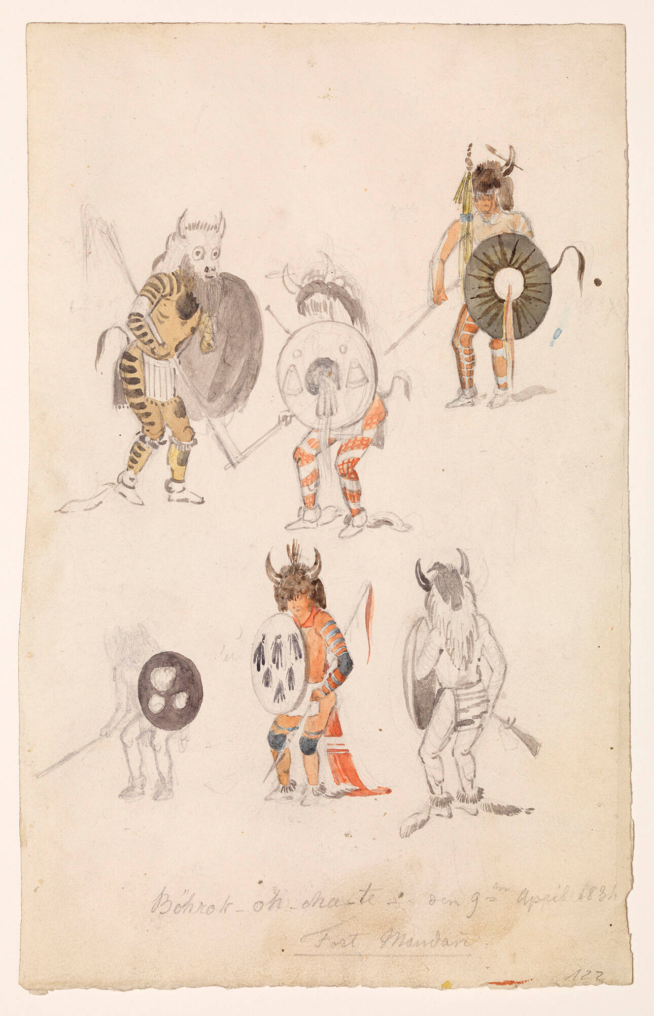 Men of the Mandan Buffalo Bull Society