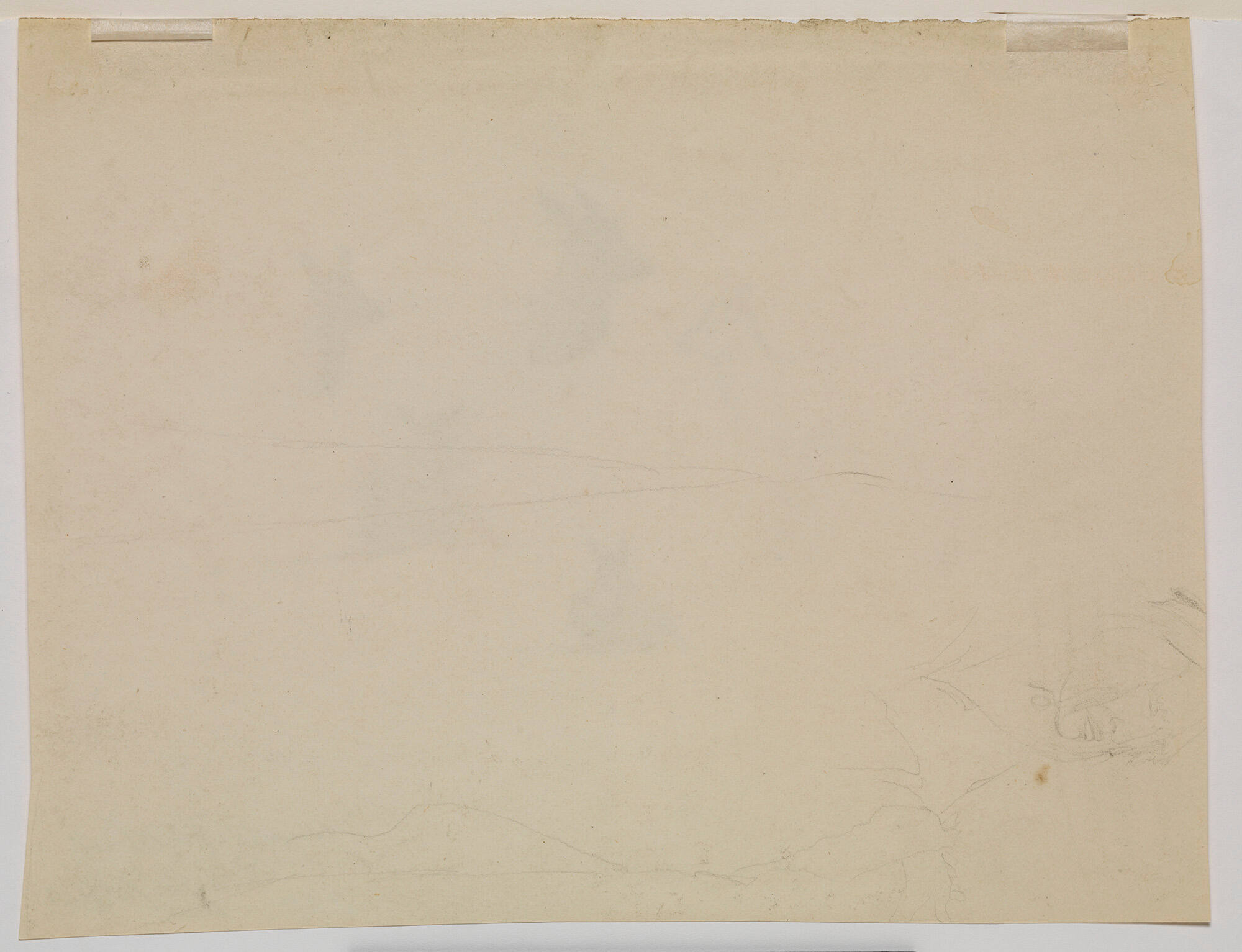 Untitled (sketch of man, full length, 3/4 view)