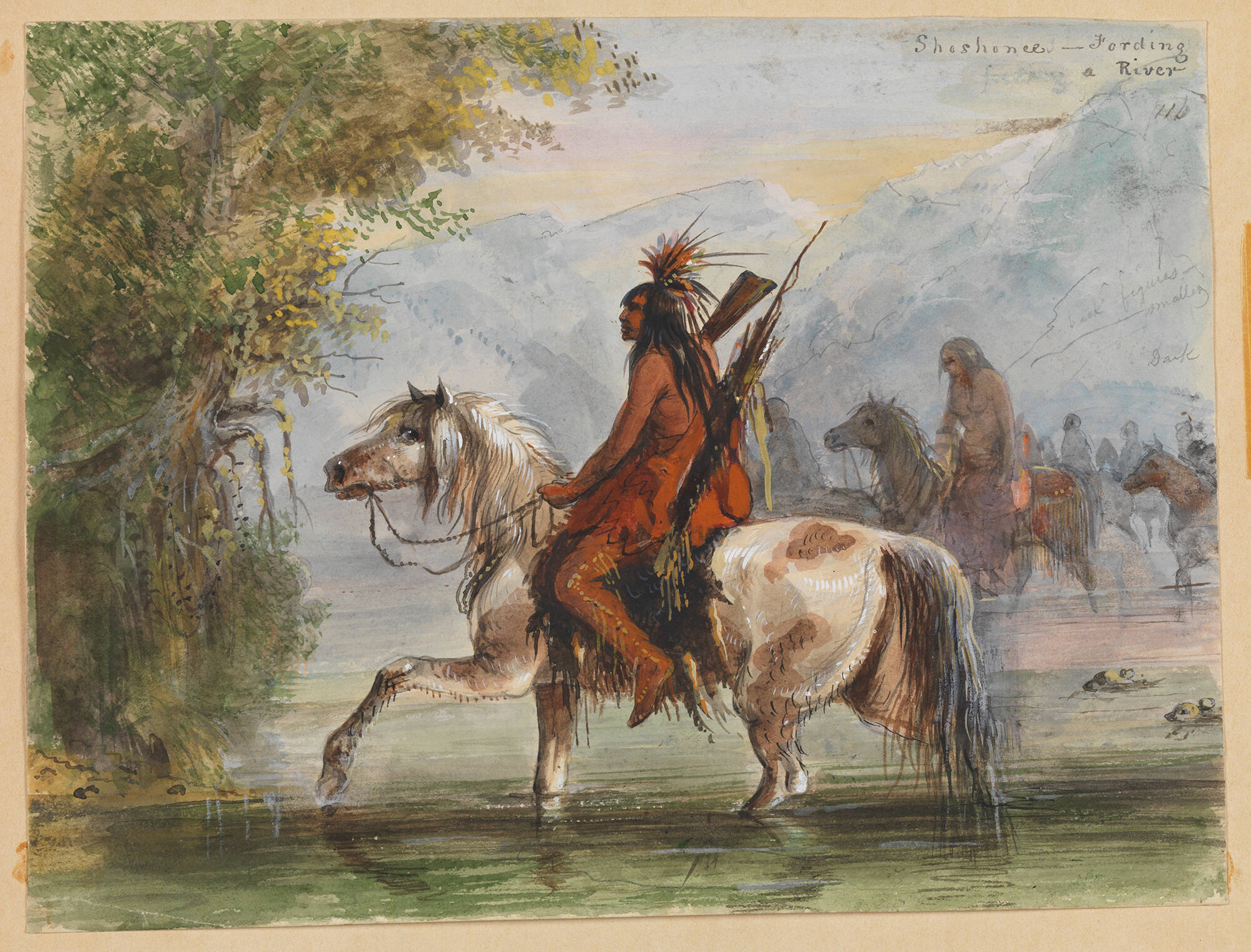 Shoshone Camp Fording River