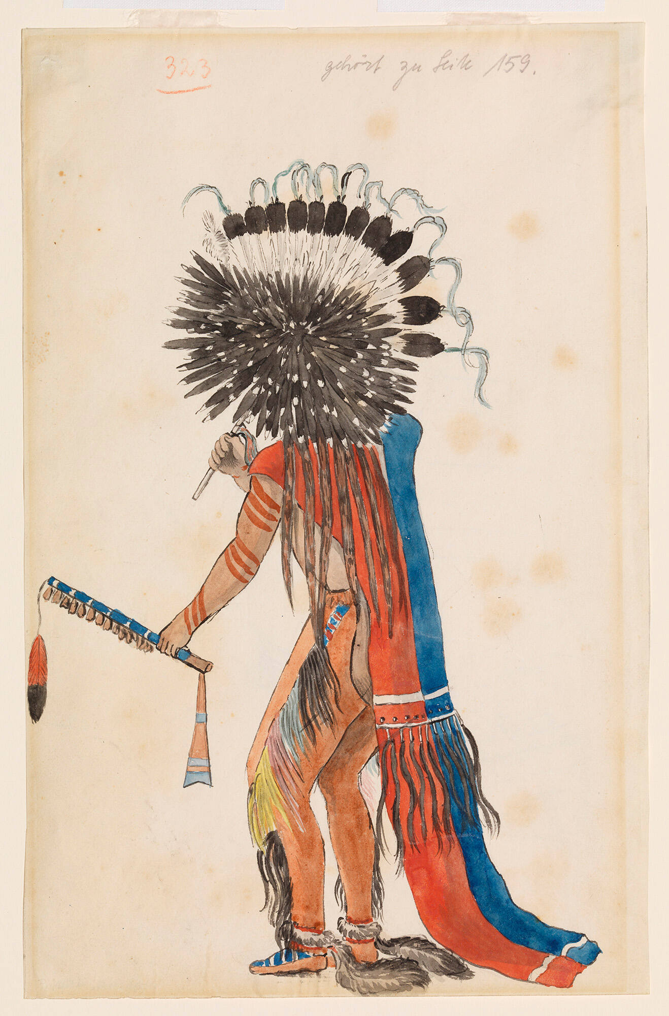 Pehriska-Rupa in costume of Dog Dancer