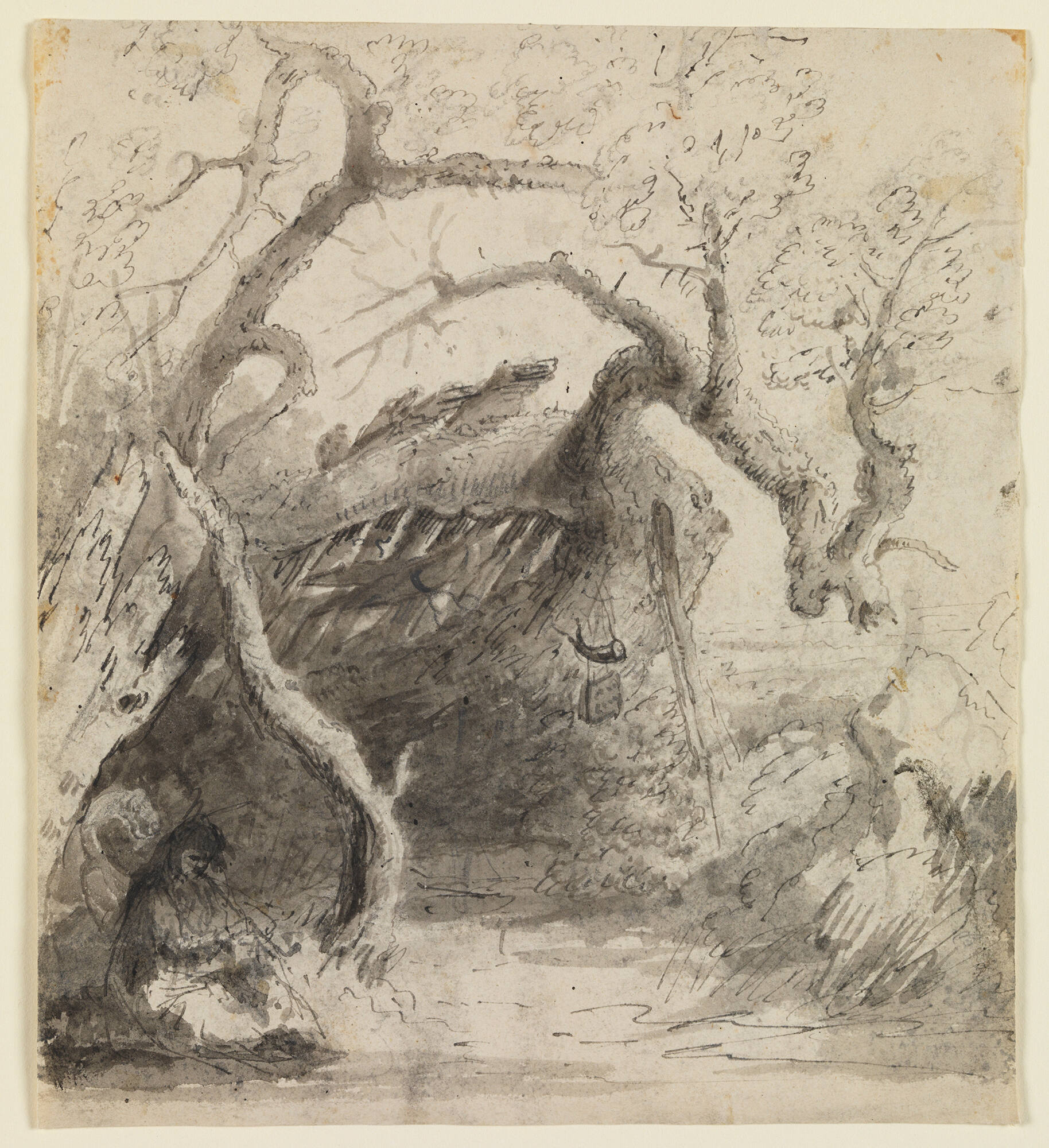 Indian Cabin on the Platte