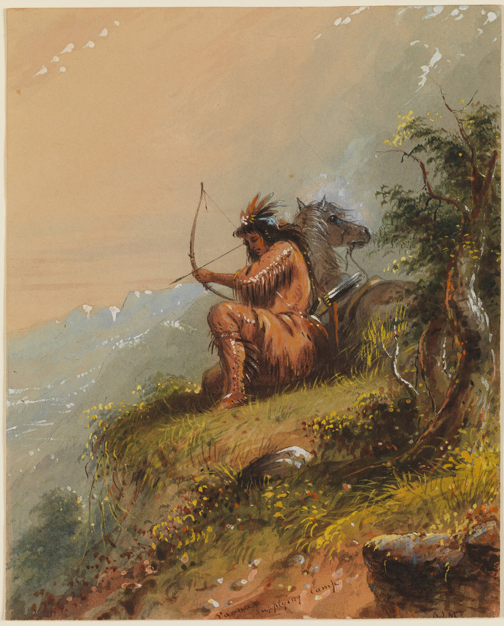 Pawnee Supplying Camp