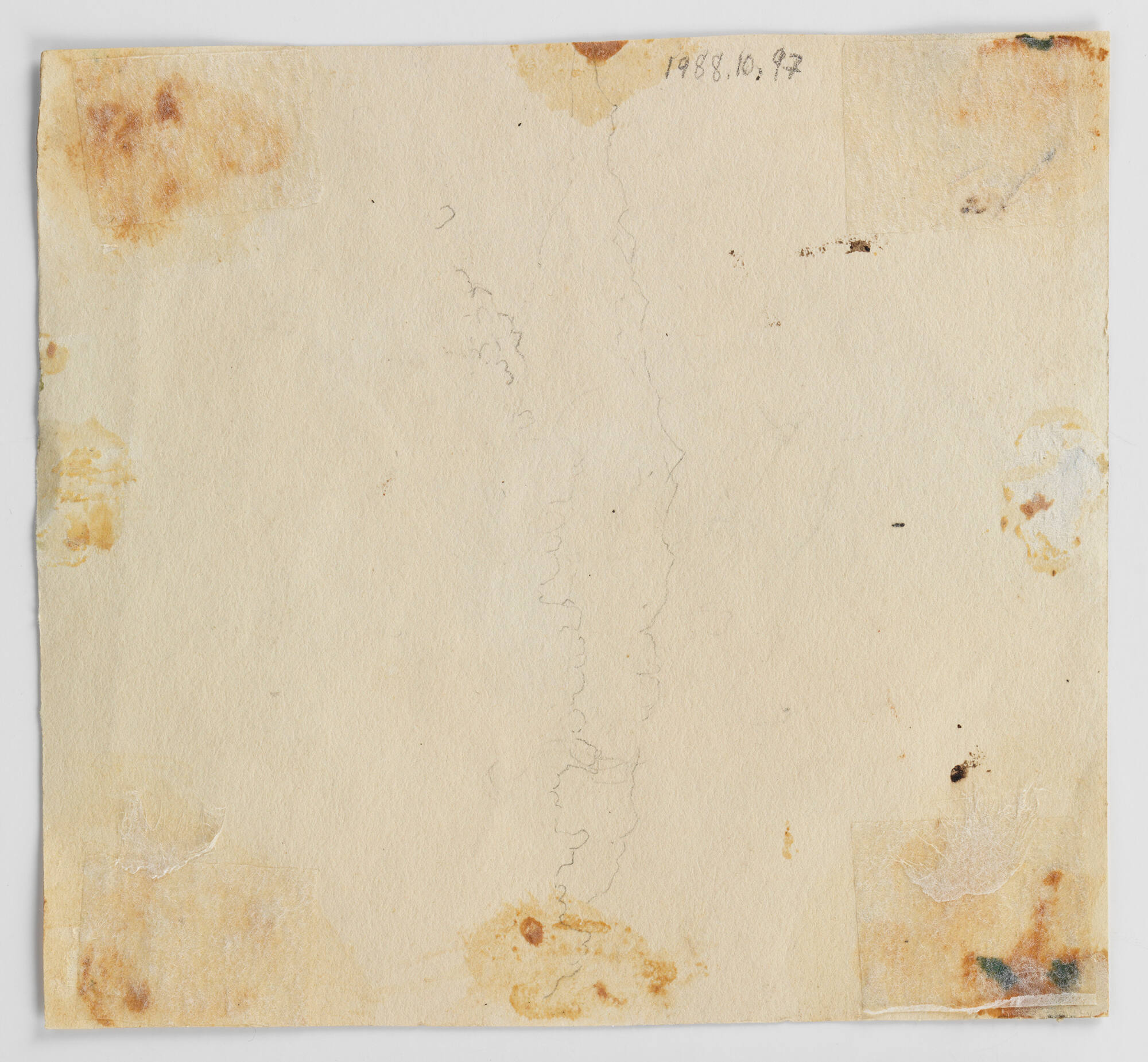 Untitled (sketch of mountains)