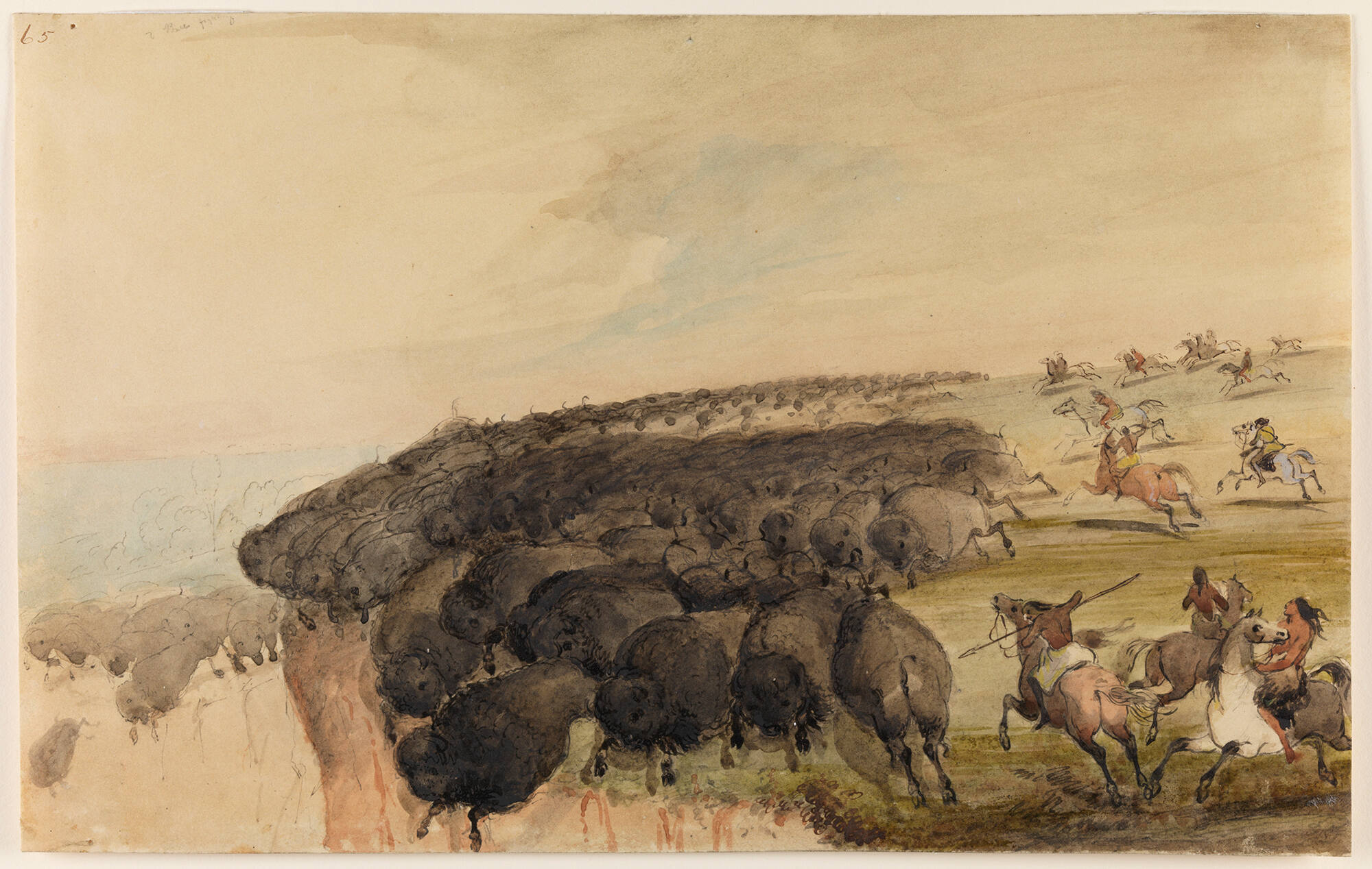 Driving Herds of Buffalo over a Precipice